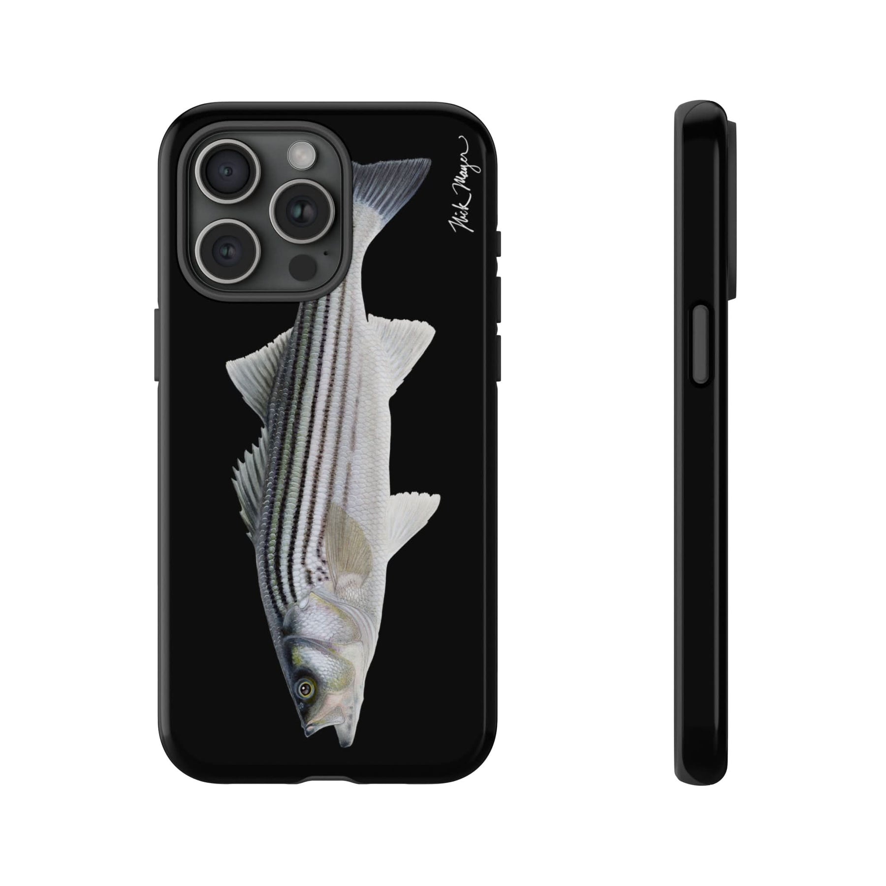 Schoolie Striper Black iPhone 15 Case