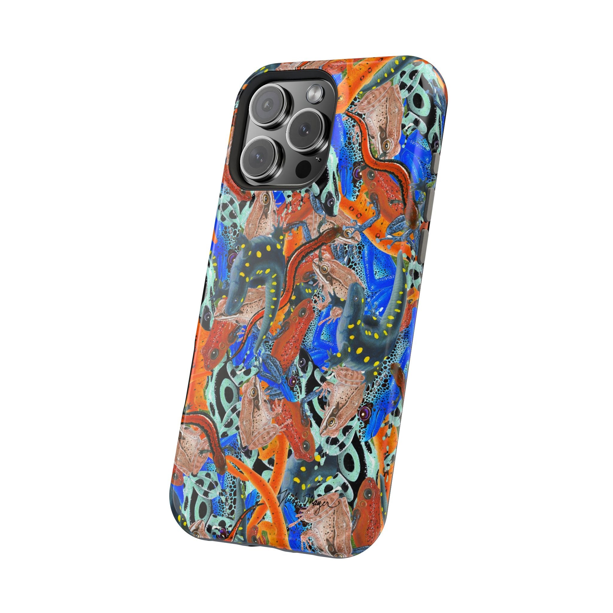 NEW Frogs and Salamanders MagSafe iPhone Case