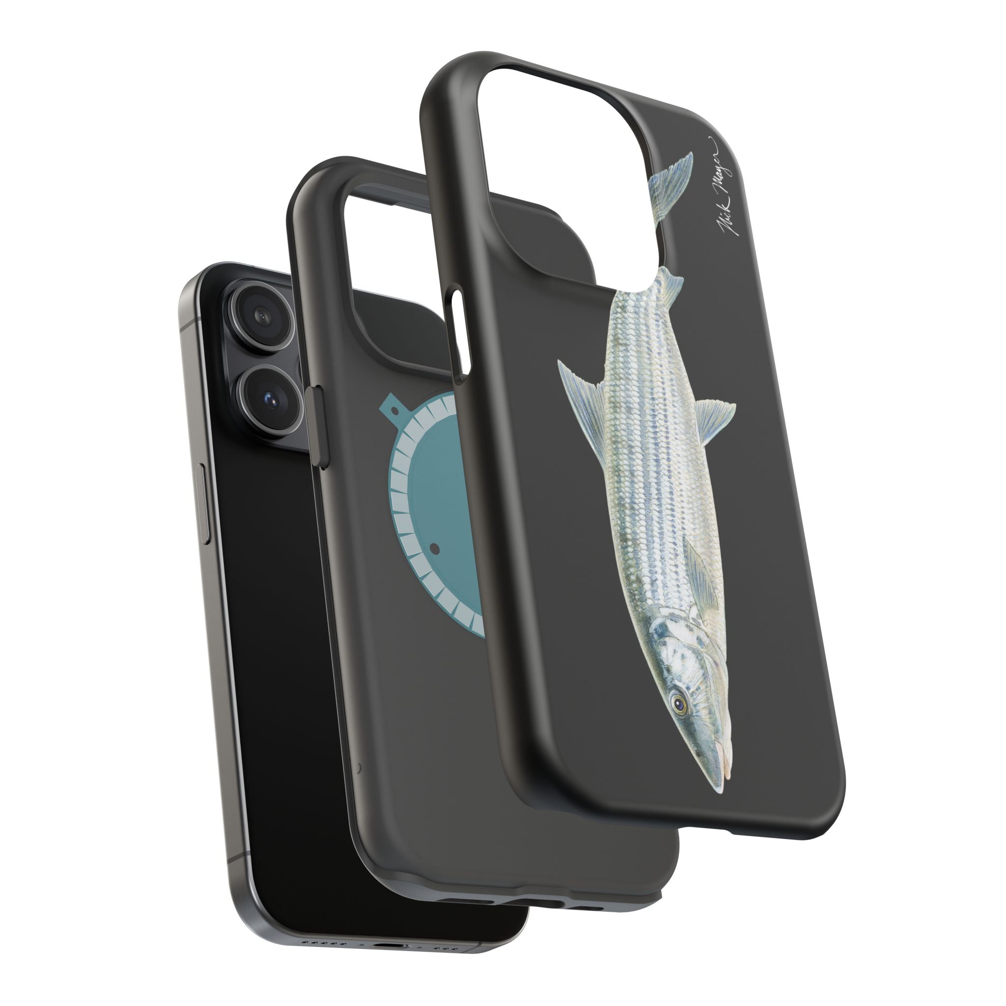 Bonefish MagSafe Black iPhone Case
