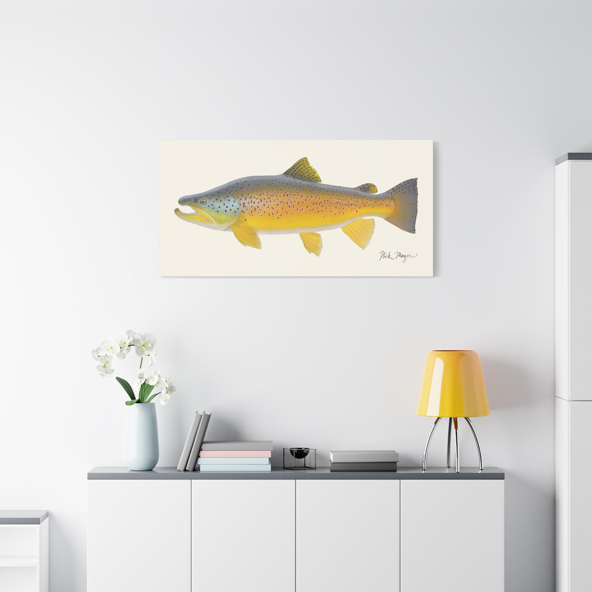 Brown Trout III Canvas Print, New!