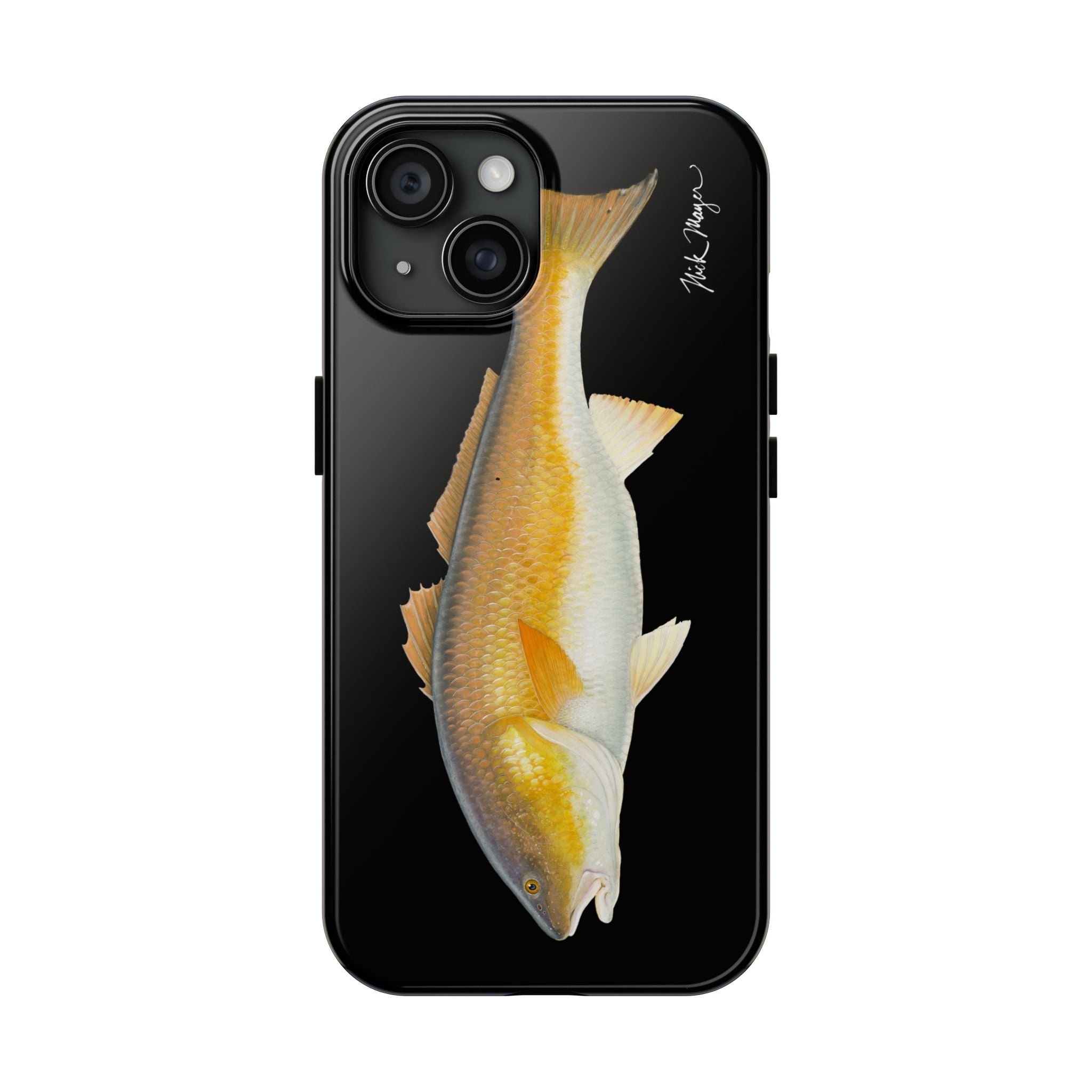 Bull Redfish Black Phone Case (iPhone)