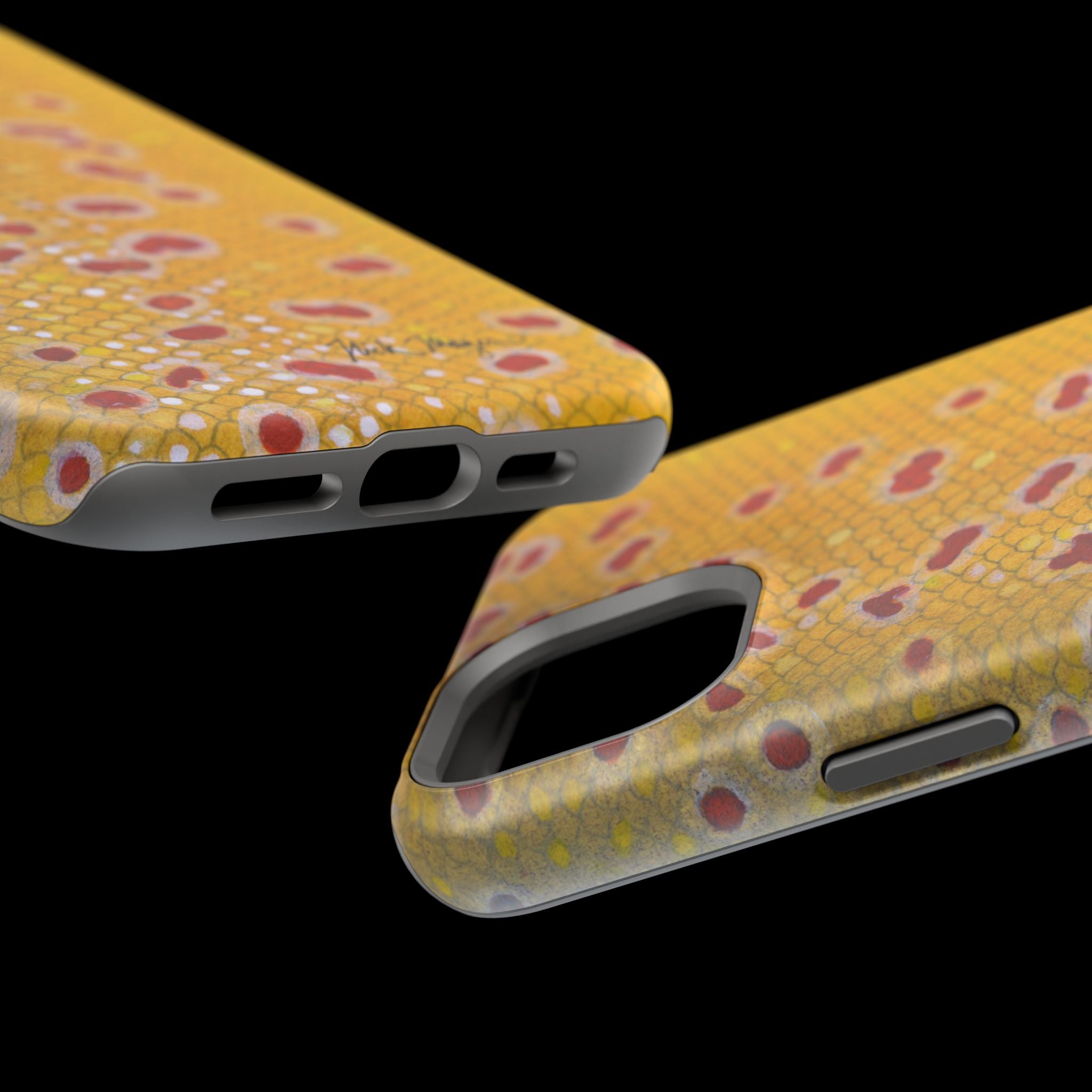 Brown Trout 3 Skin MagSafe iPhone Case