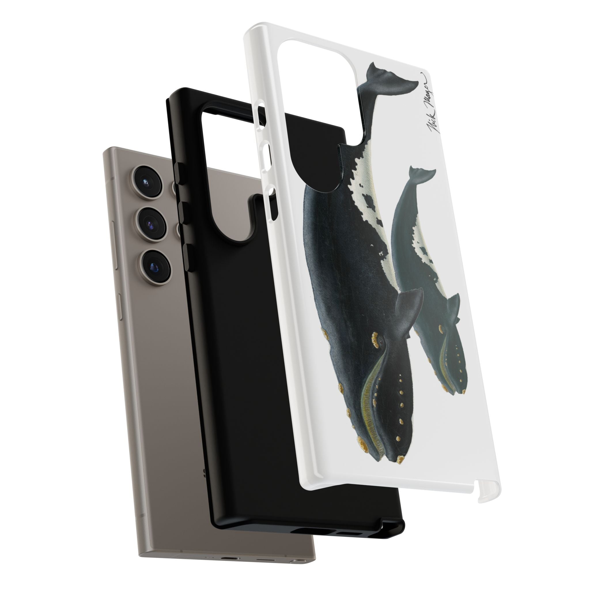 Mother & Calf Right Whale Phone Case (Samsung)