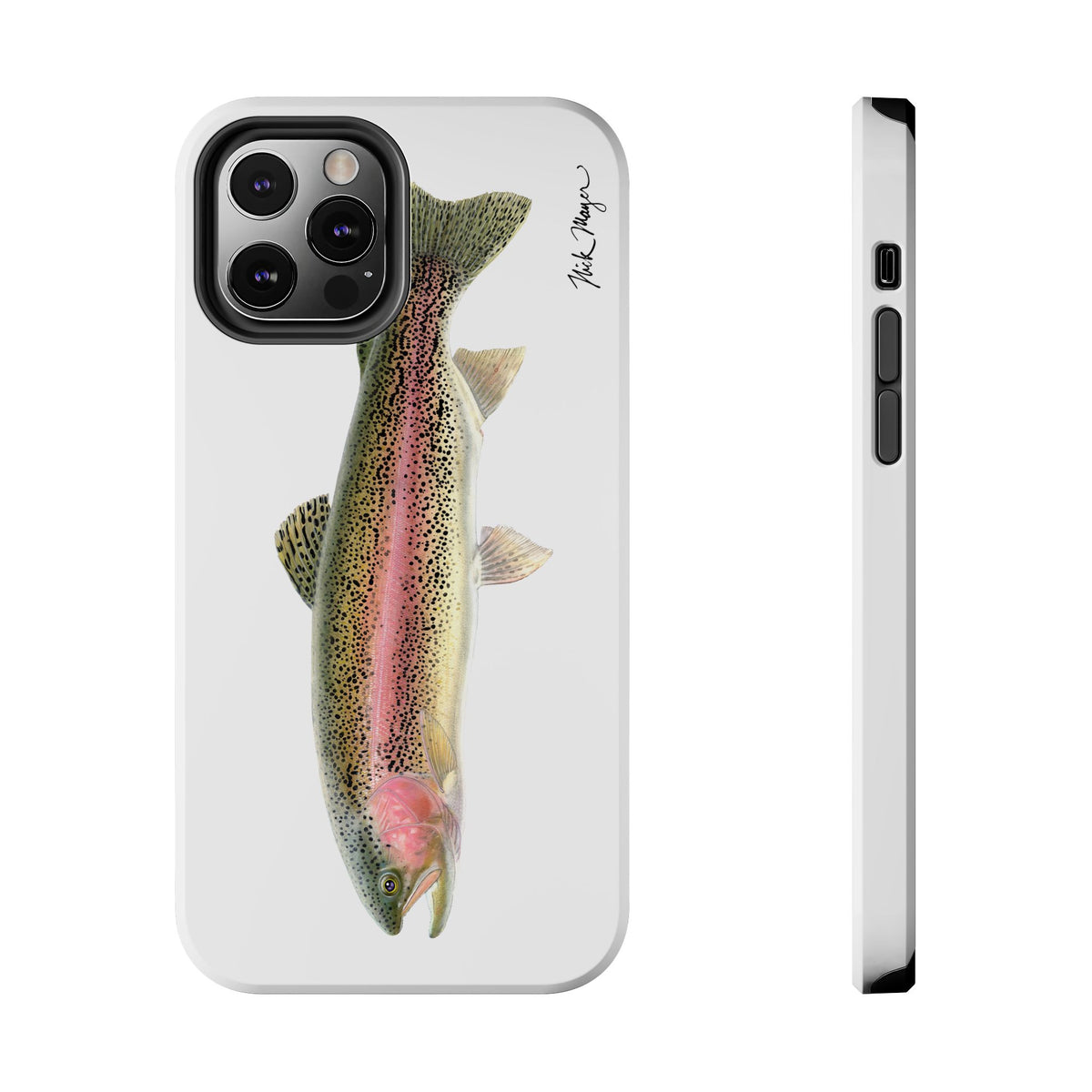 Rainbow Trout White Phone Case (iPhone) Printify