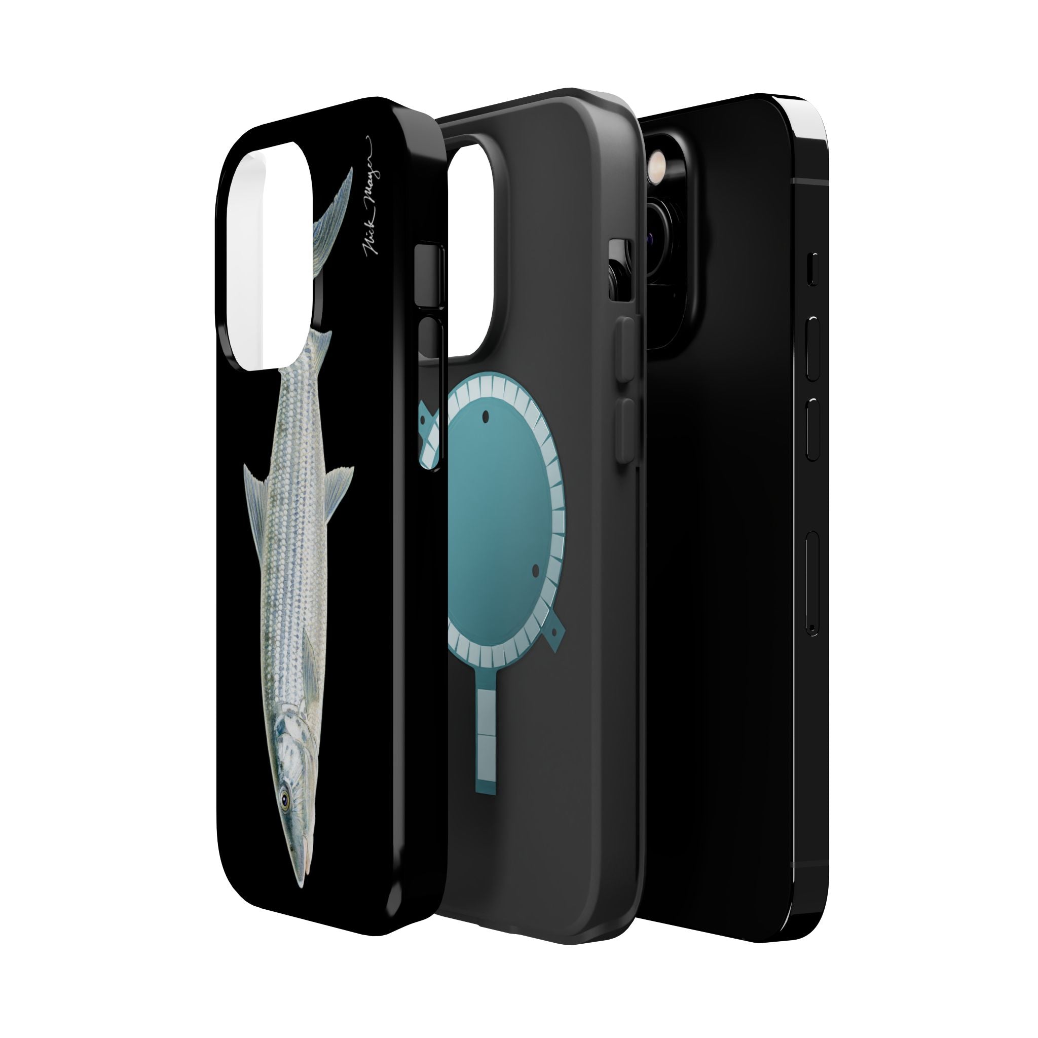 Bonefish MagSafe Black iPhone Case