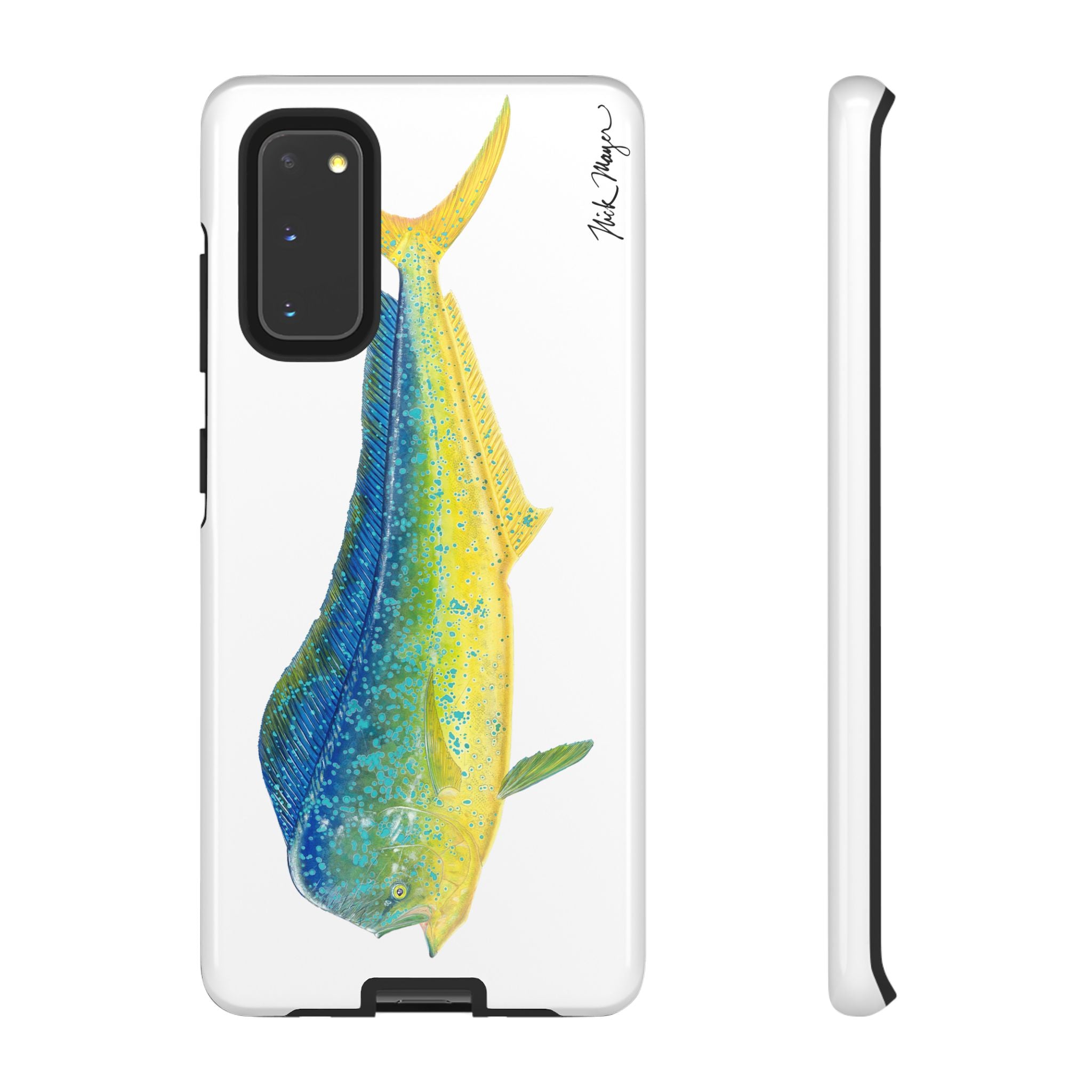 Bull Mahi White Phone Case (Samsung)