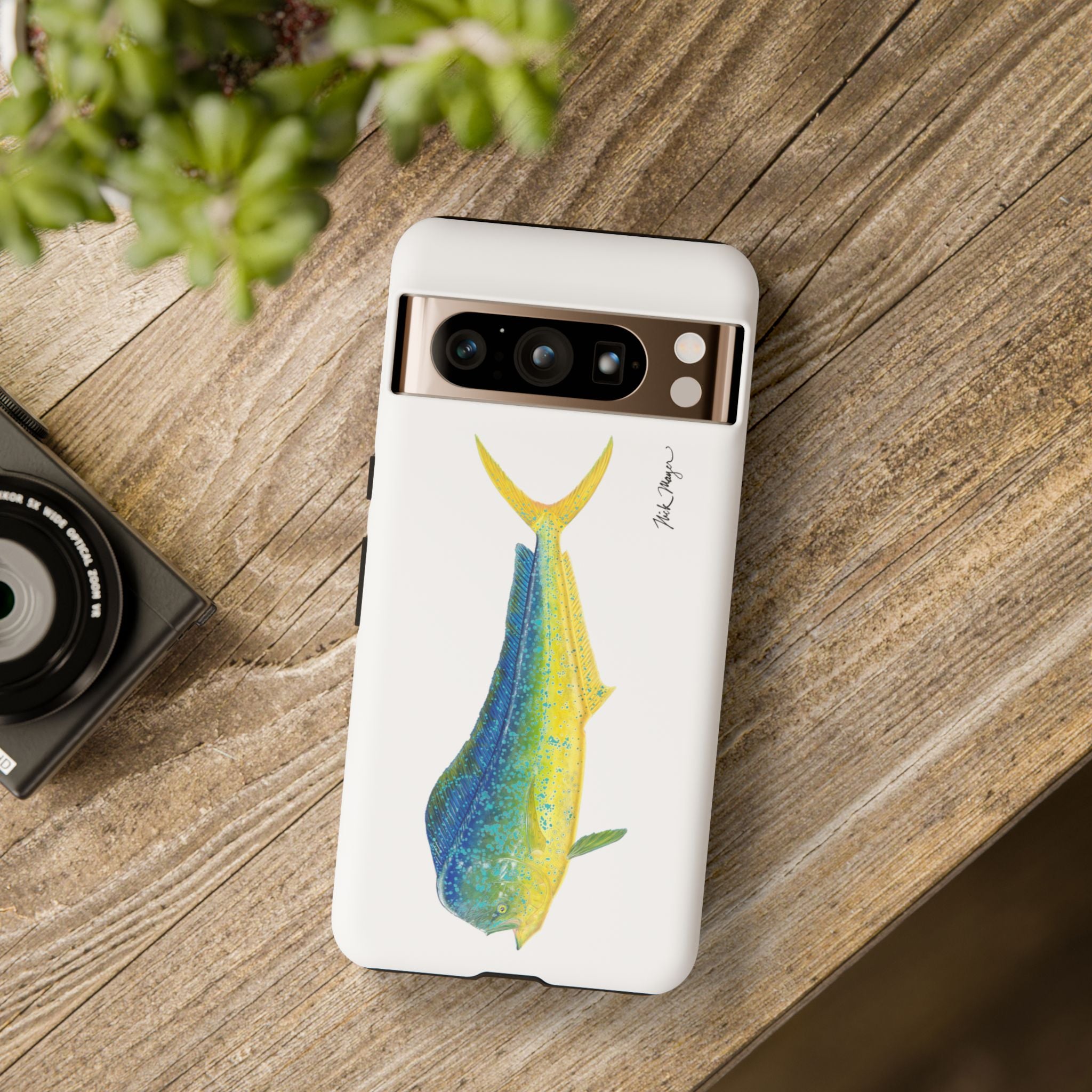 Bull Mahi White Phone Case (Samsung)