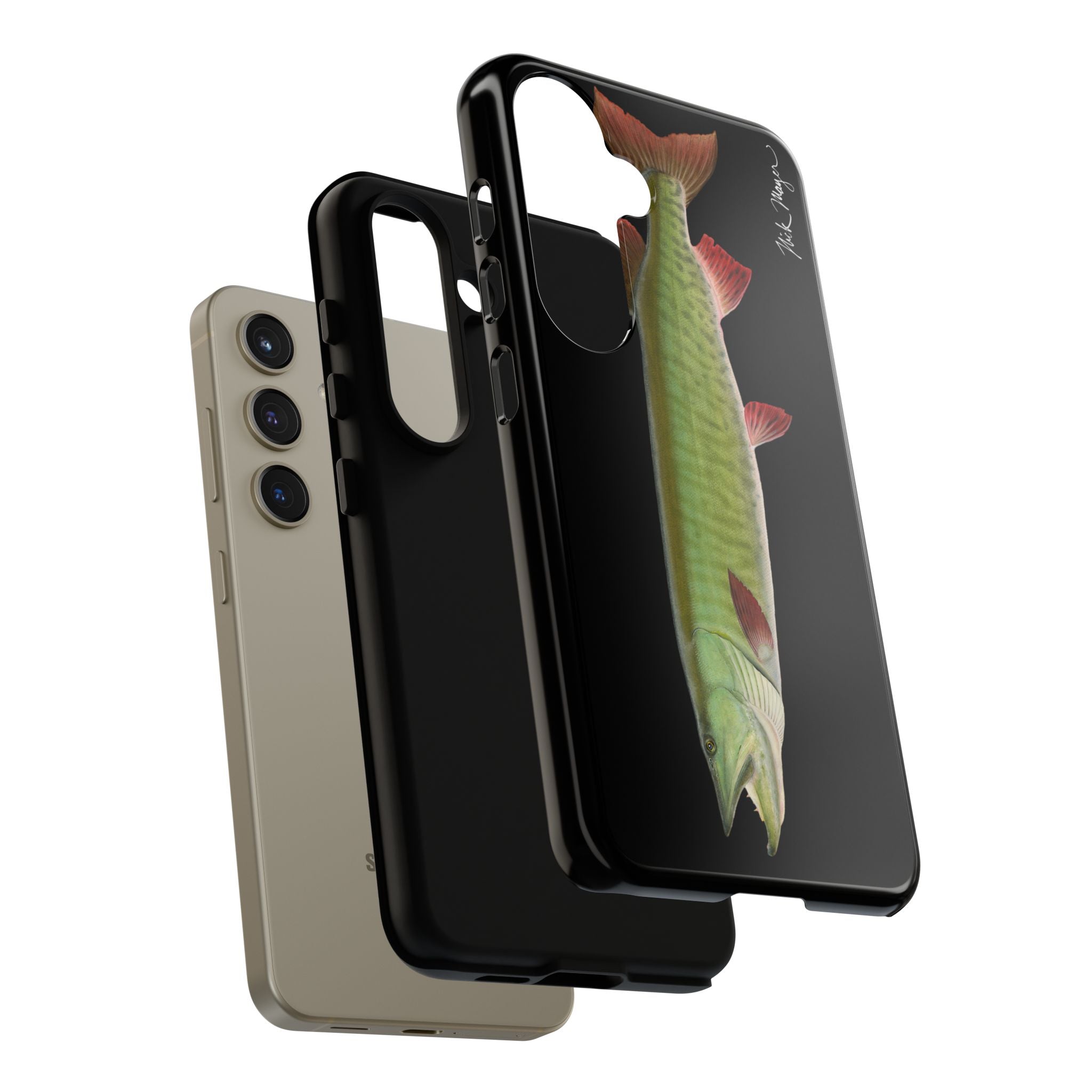 Trophy Muskie Black Phone Case (Samsung)