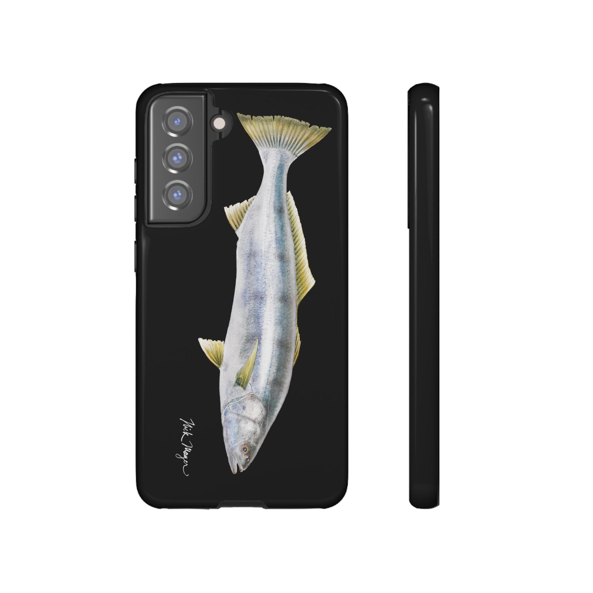 White Sea Bass Phone Case (Samsung) - black