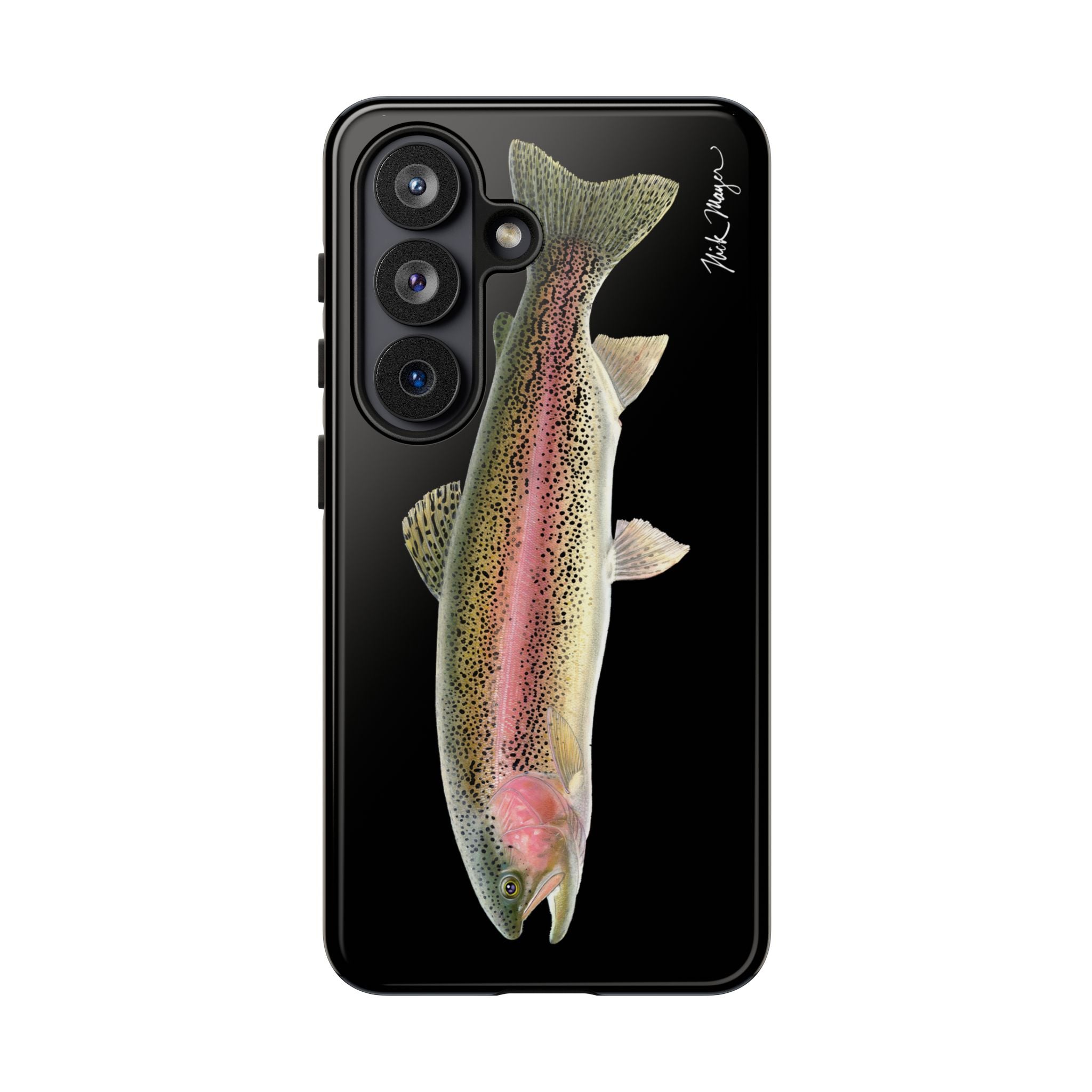 Rainbow Trout Black Phone Case (Samsung) Printify