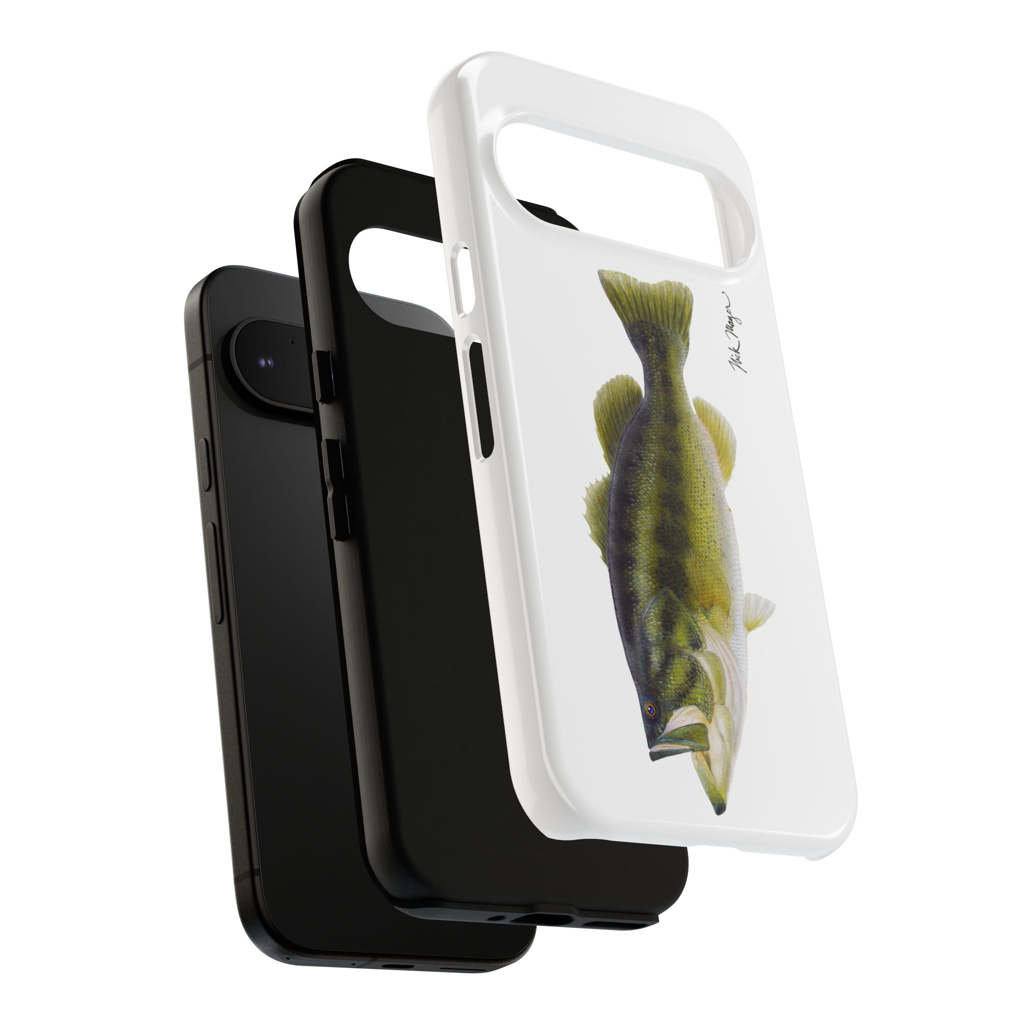 Largemouth Bass White Phone Case (Samsung) Printify