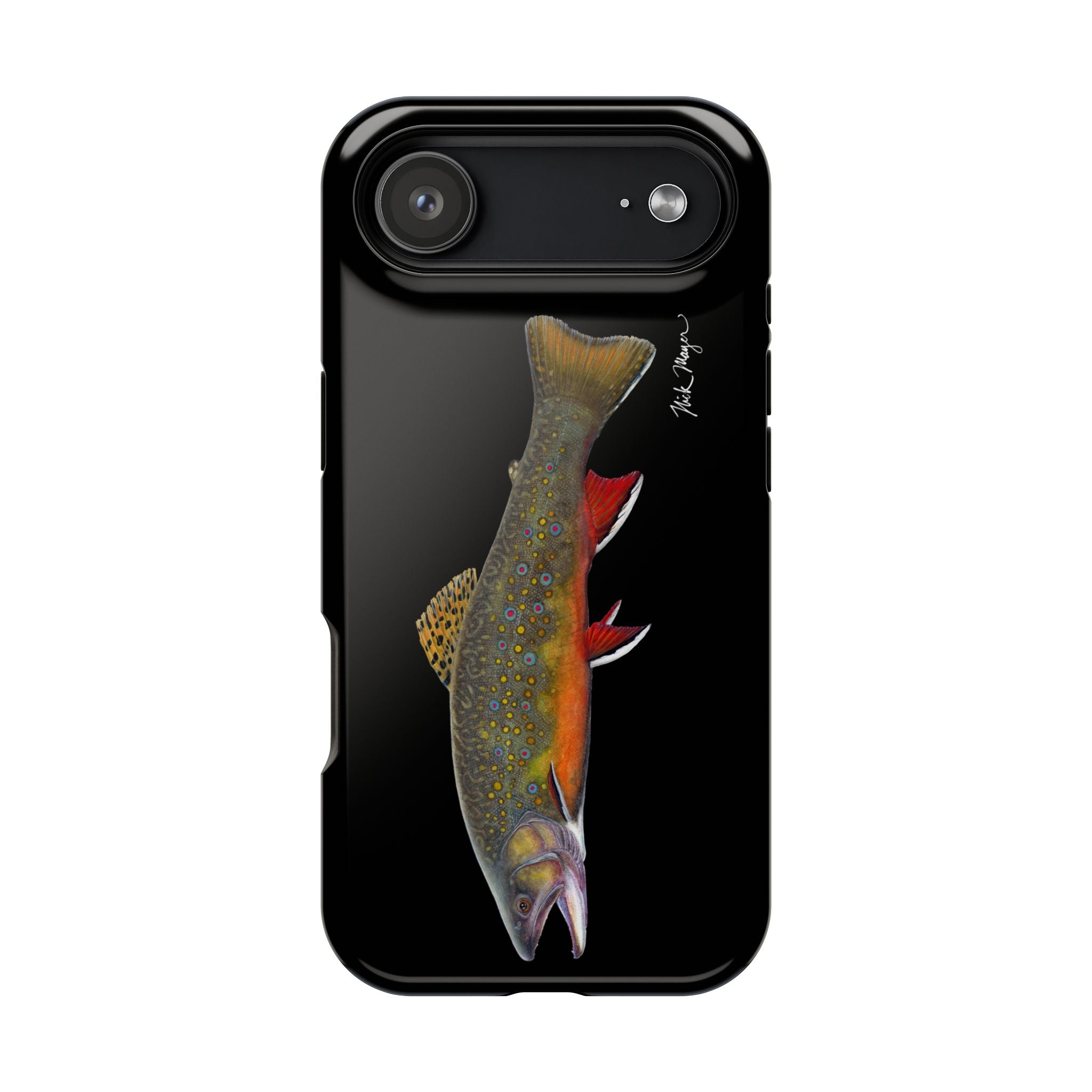 Brook Trout MagSafe Black iPhone Case