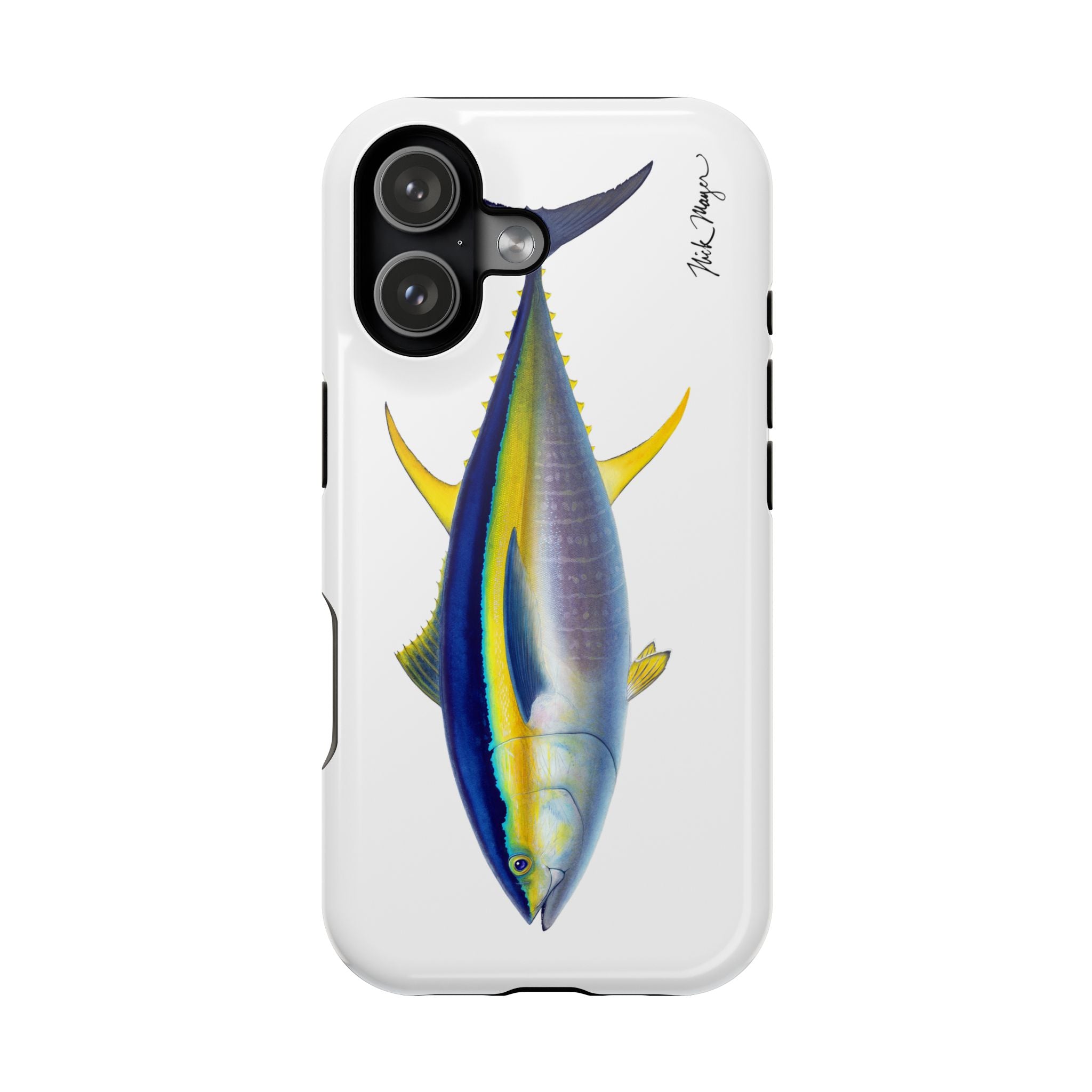 Yellowfin Tuna MagSafe White iPhone Case