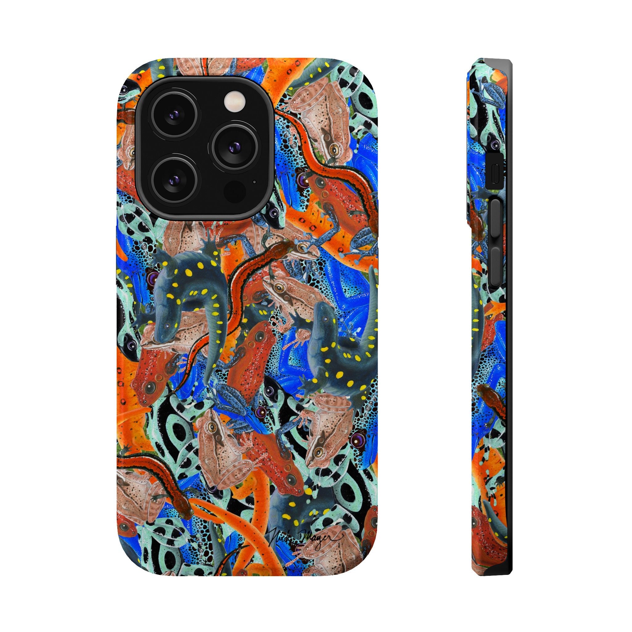 NEW Frogs and Salamanders MagSafe iPhone Case