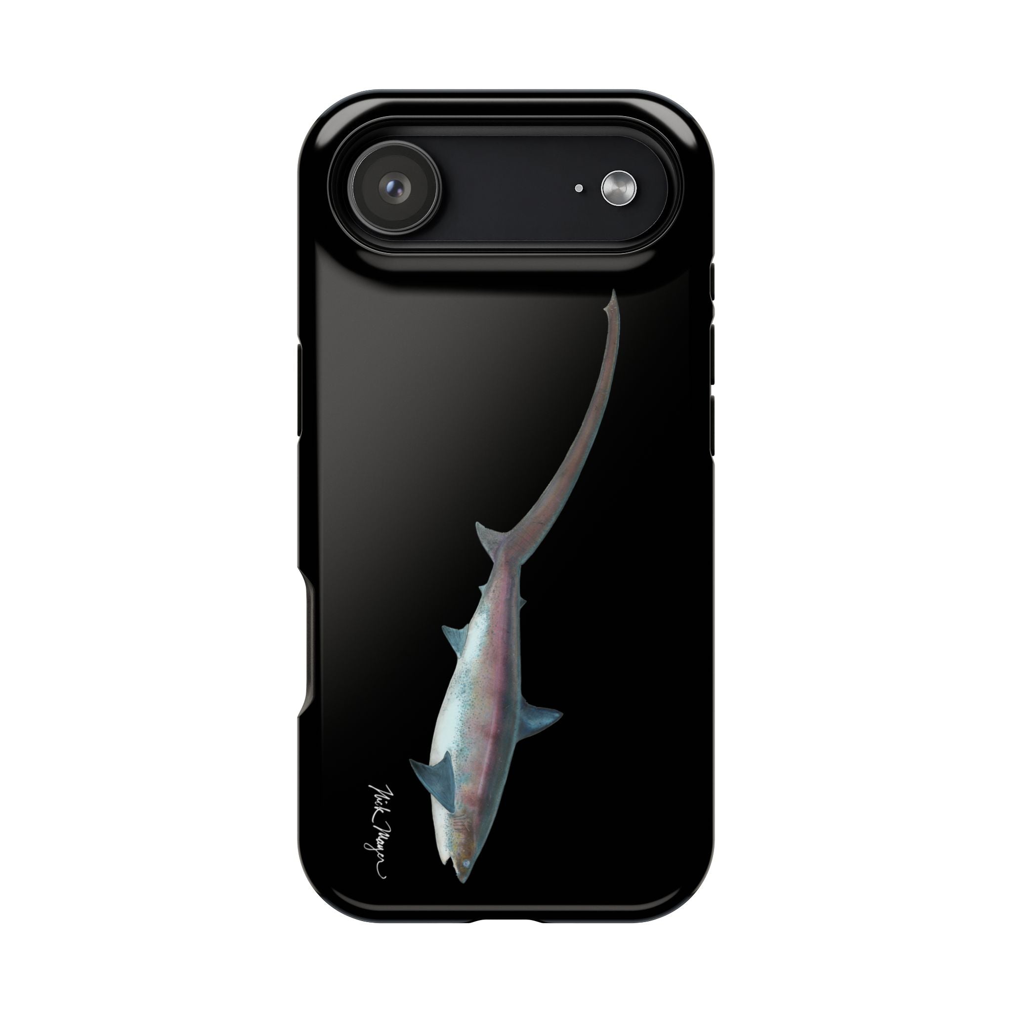 Thresher Shark MagSafe Black iPhone Case
