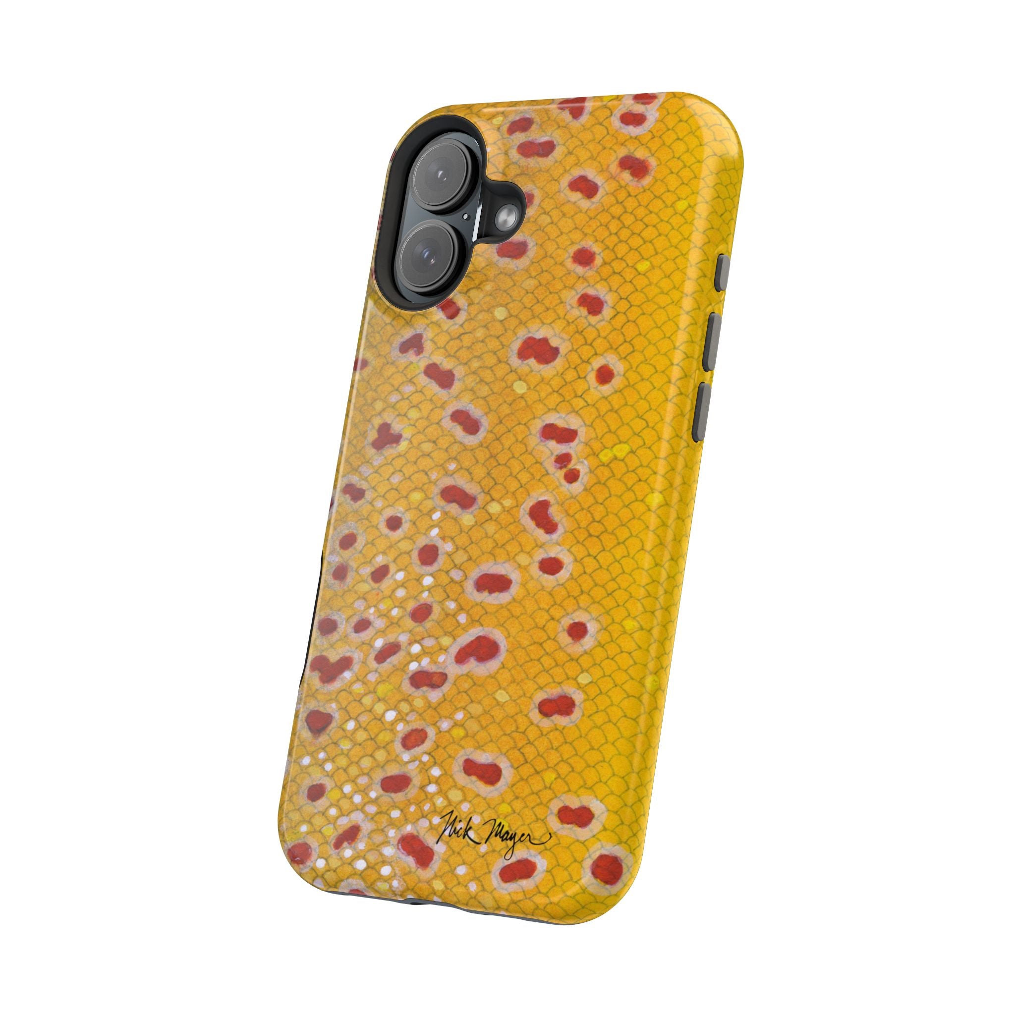 Brown Trout 3 Skin MagSafe iPhone Case