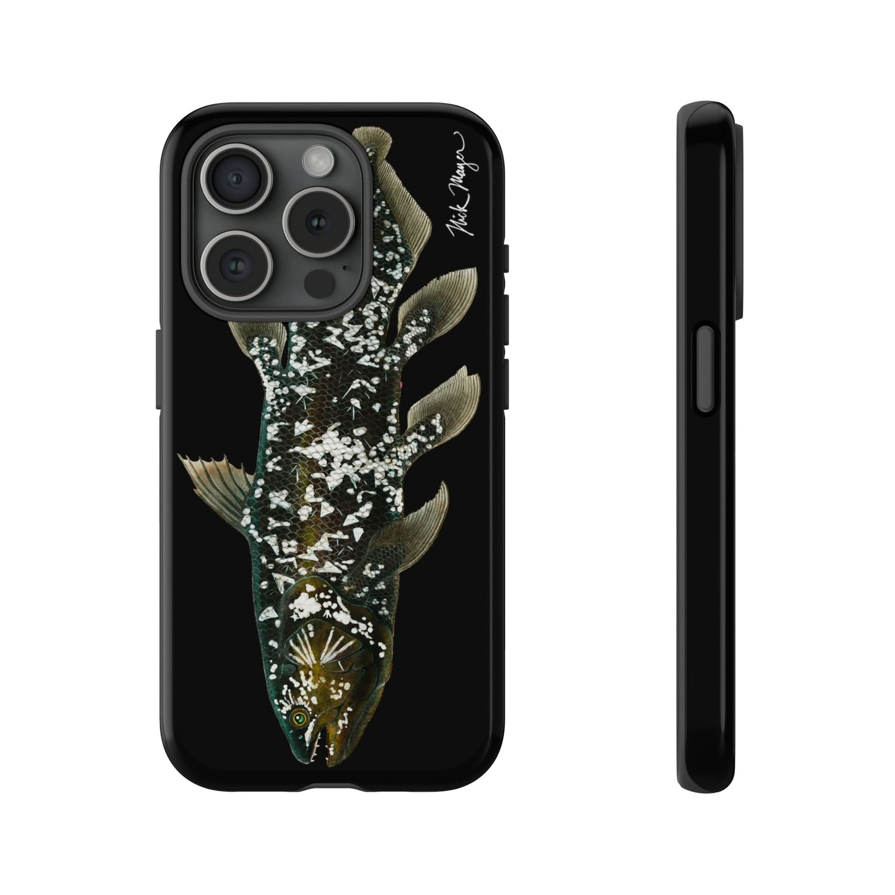 Coelacanth Black iPhone 15 Case