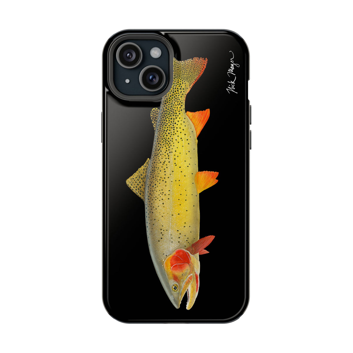 Cutthroat Trout 1 Black MagSafe iPhone Case Printify