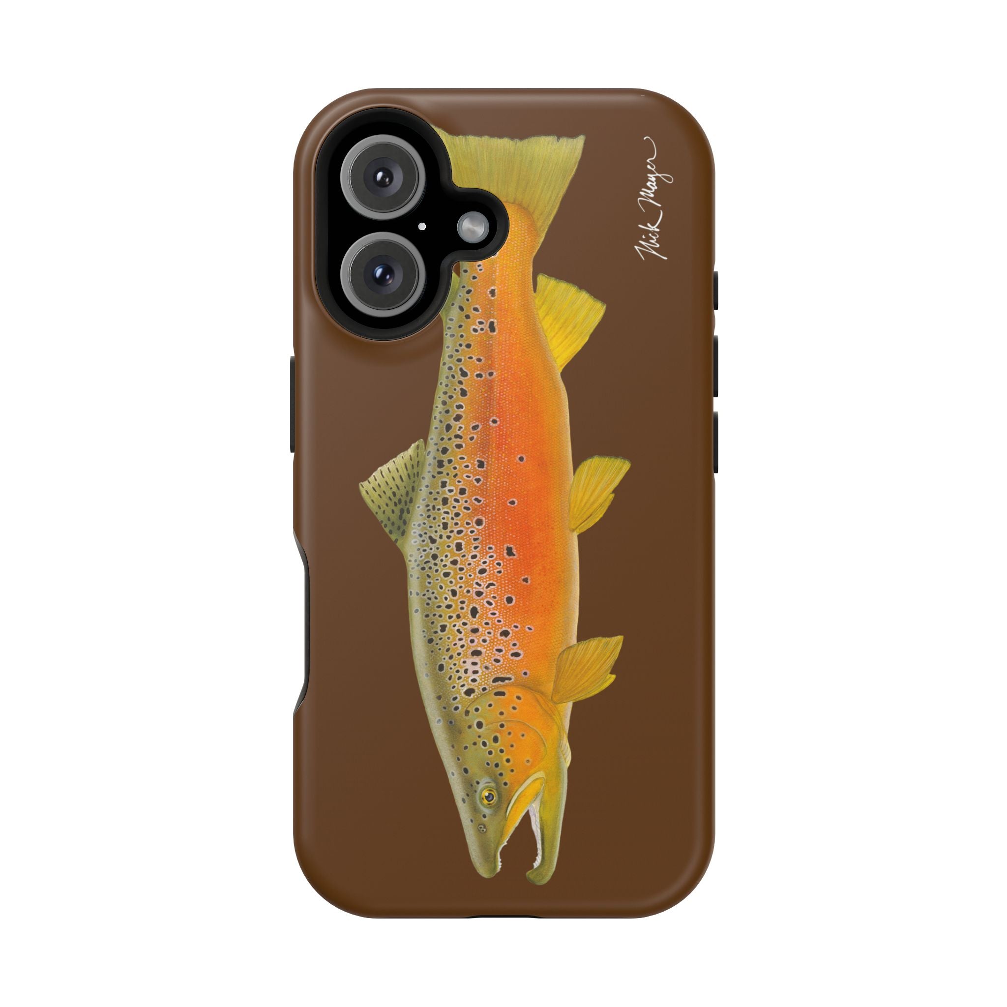 Brown Trout 2 Brown MagSafe iPhone Case, Limited Run