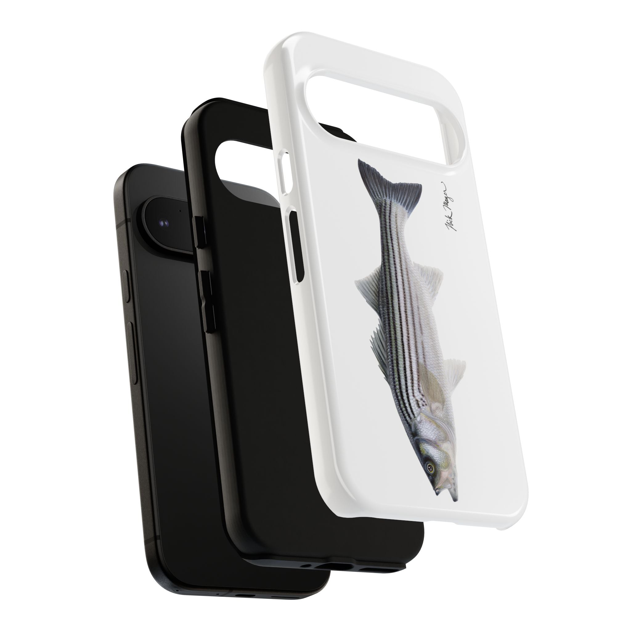 Schoolie Striper White Phone Case (Samsung) Printify