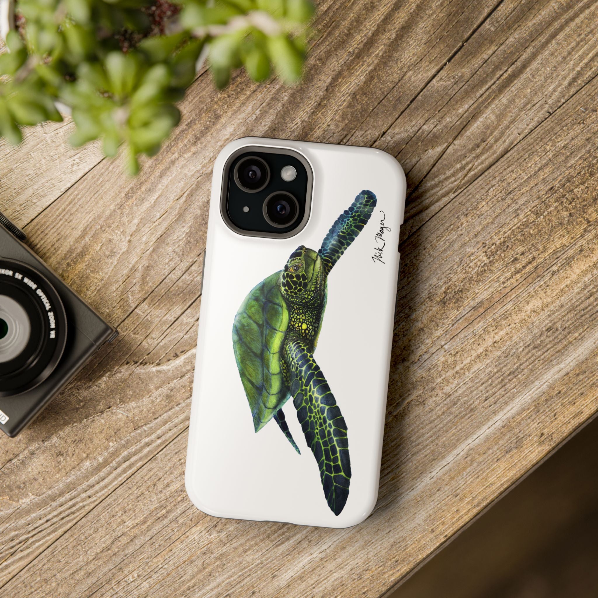 Green Sea Turtle MagSafe iPhone Case