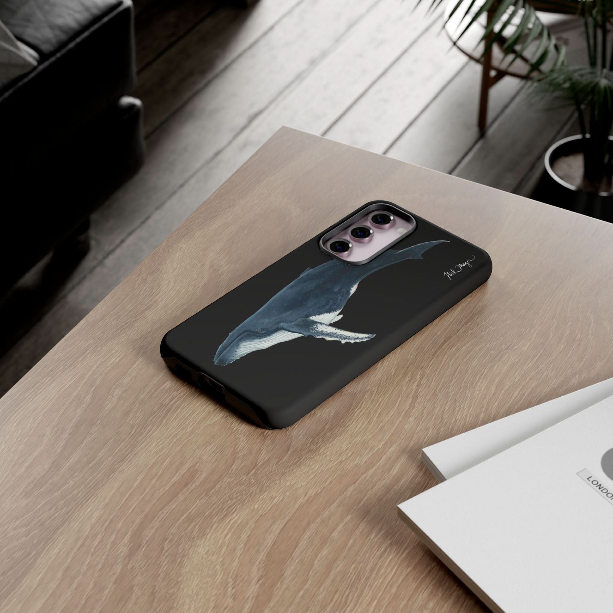 Humpback Black Phone Case (iPhone 16 & Samsung)