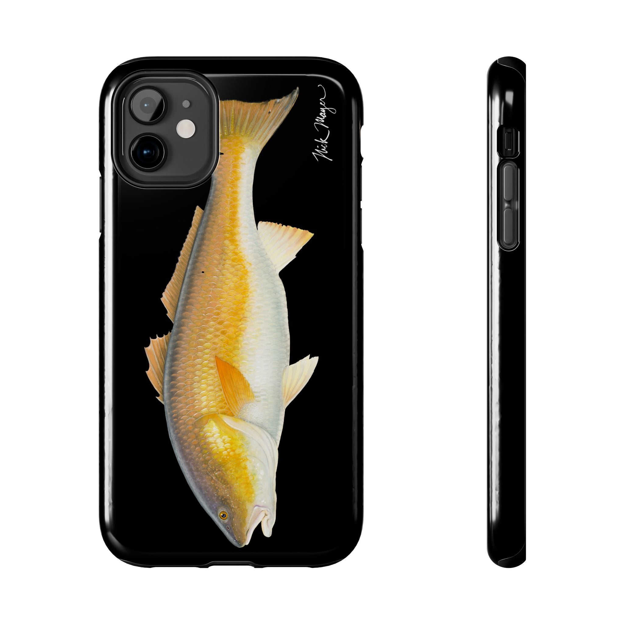 Bull Redfish Black Phone Case (iPhone)
