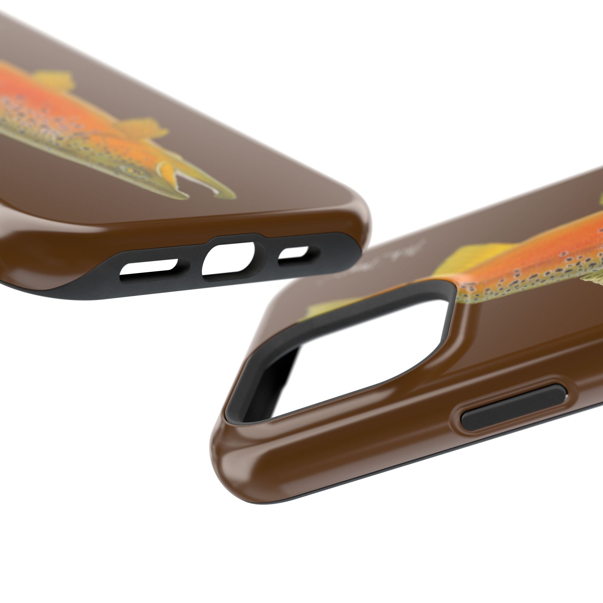 Brown Trout 2 Brown MagSafe iPhone Case, Limited Run