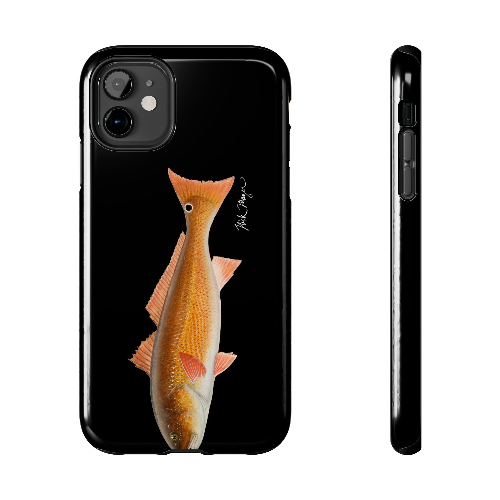 Redfish Black Phone Case (iPhone)