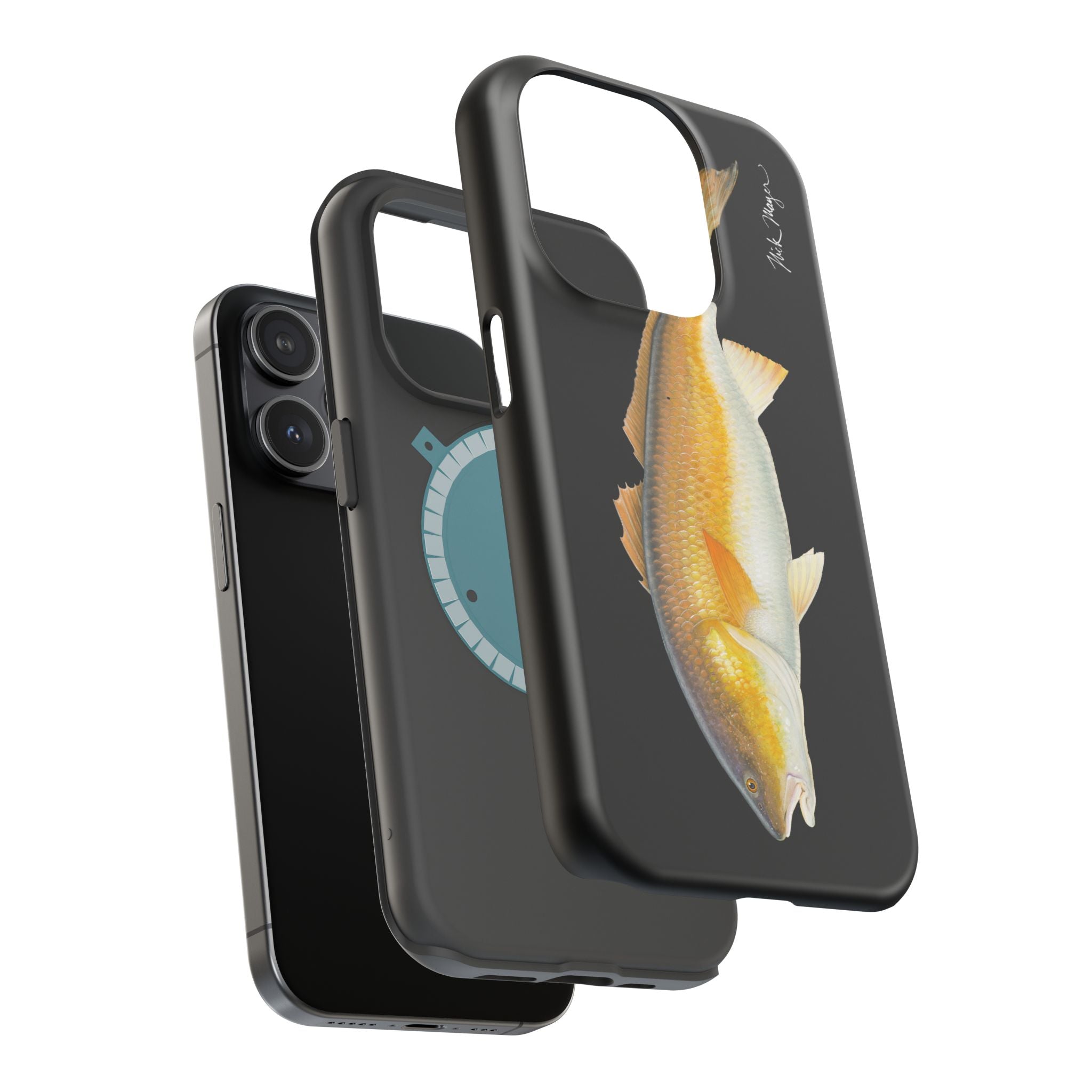 Bull Redfish MagSafe Black iPhone Case