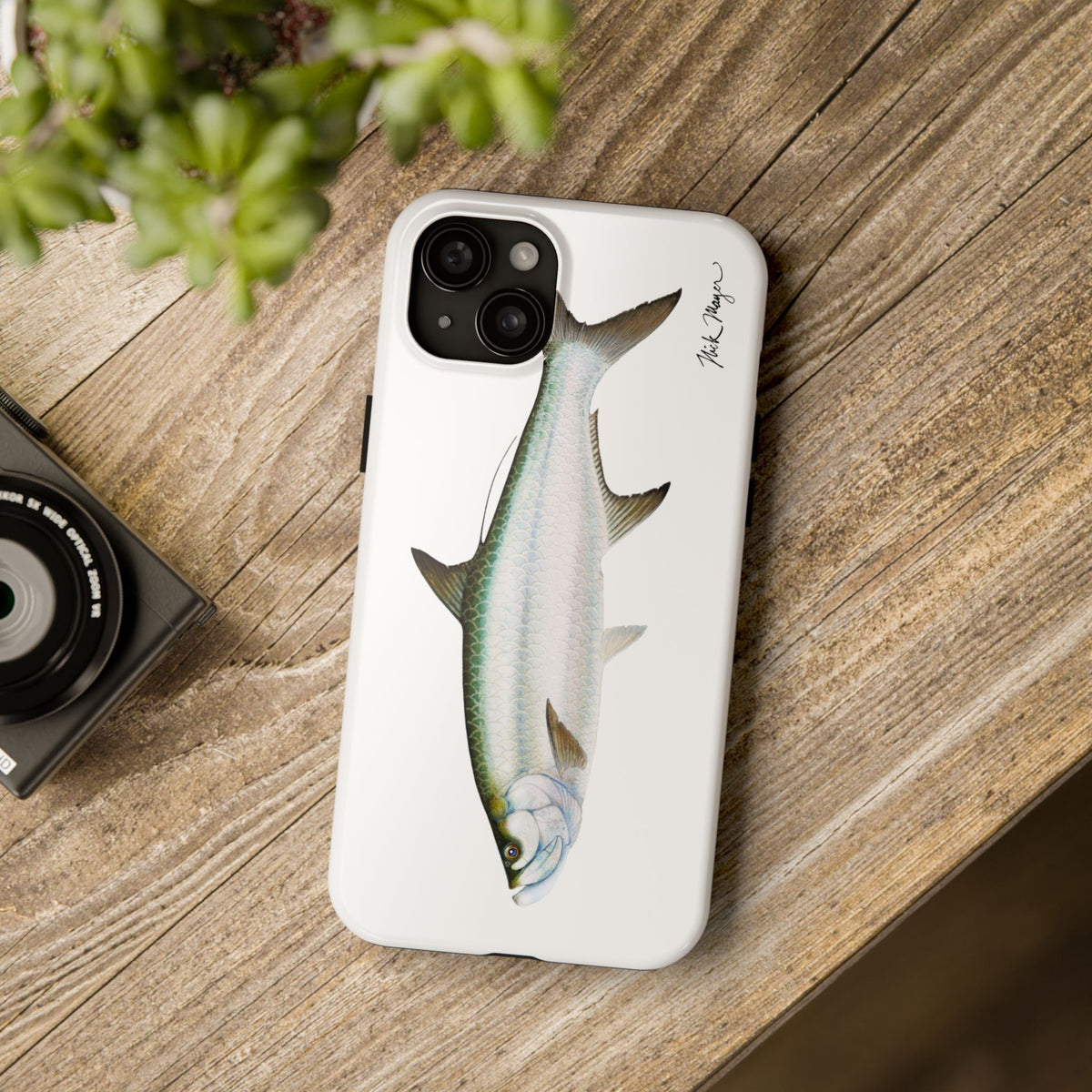 Tarpon White Phone Case (iPhone) Printify