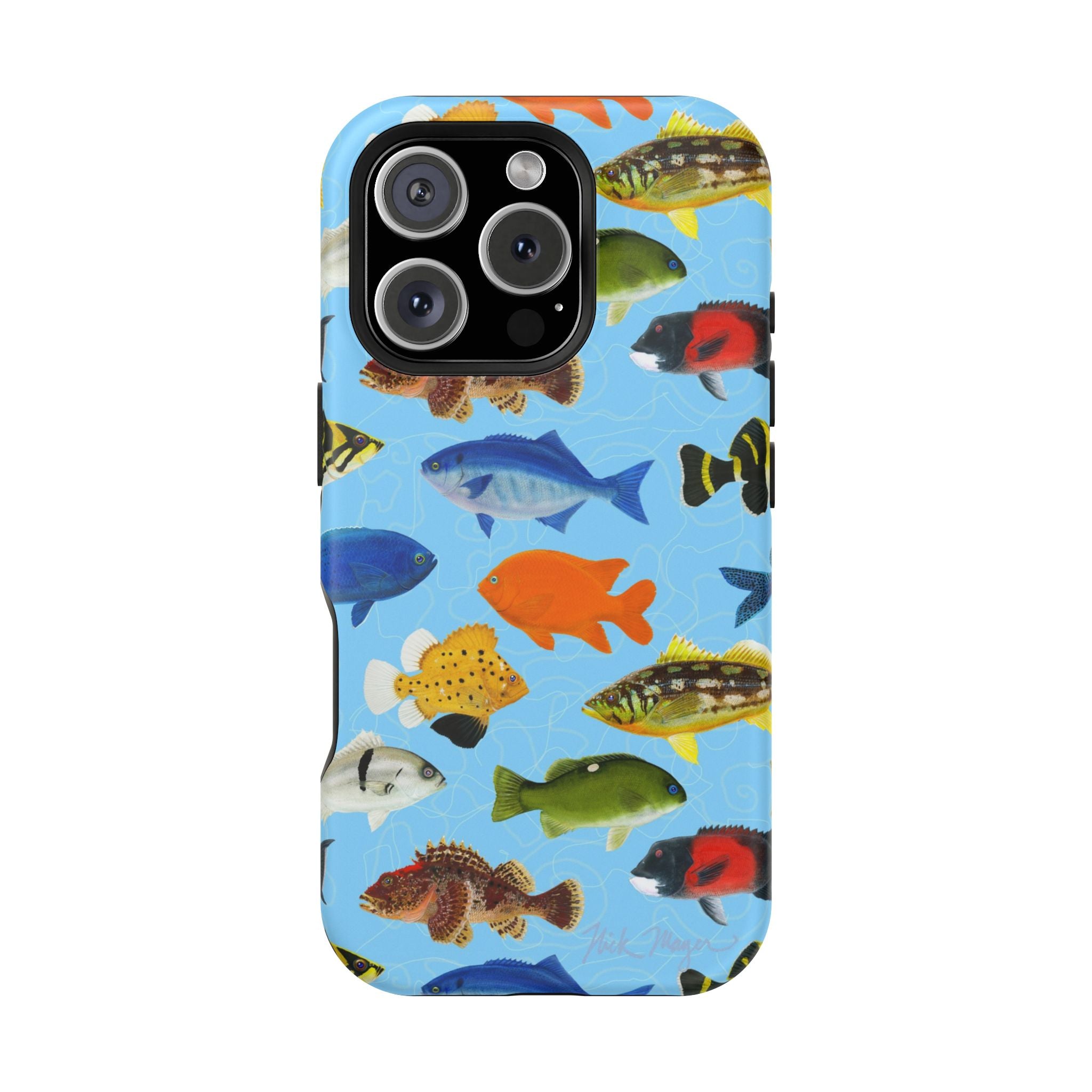 California Fish Blue MagSafe iPhone Case