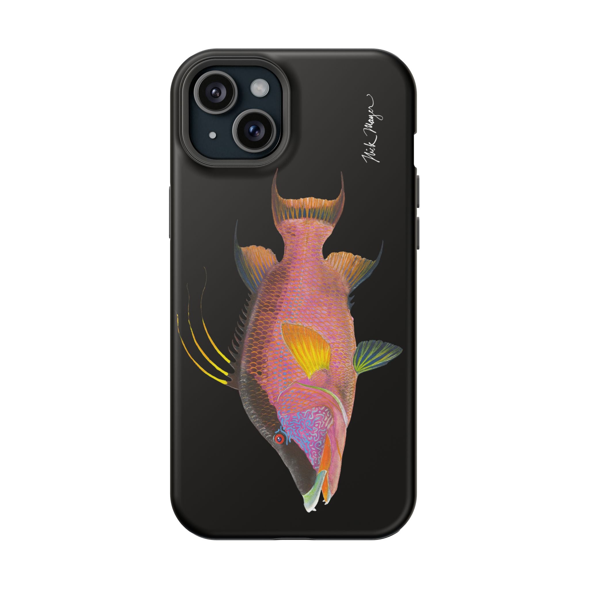 Hogfish MagSafe Black iPhone Case Printify