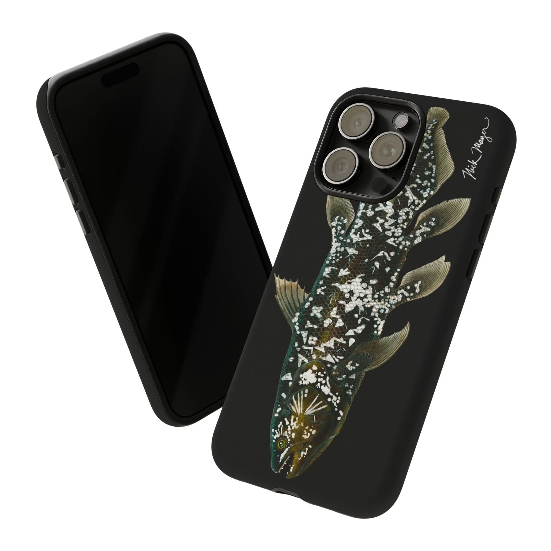 Coelacanth Black iPhone 15 Case