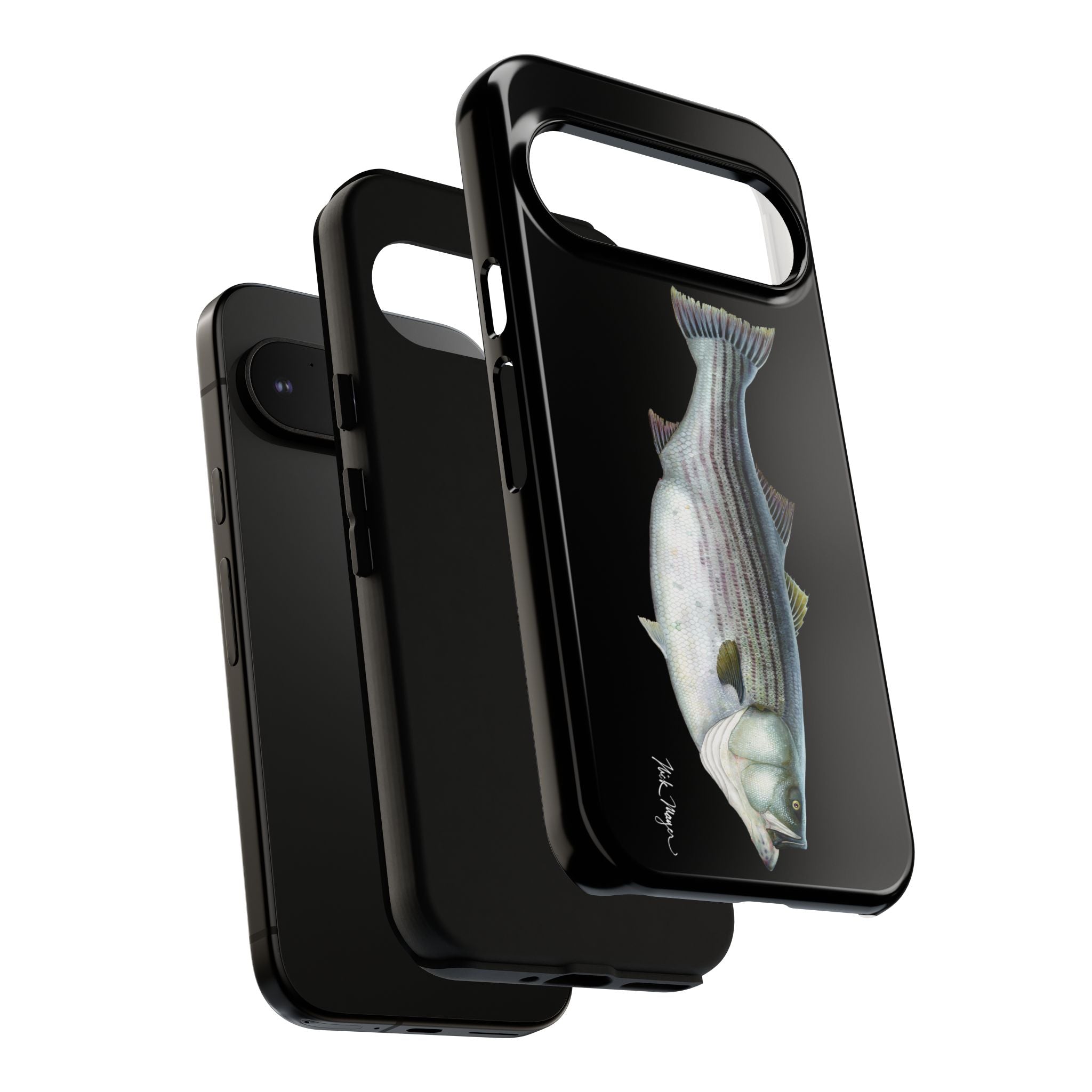 Cow Striper Phone Case (Samsung) - black
