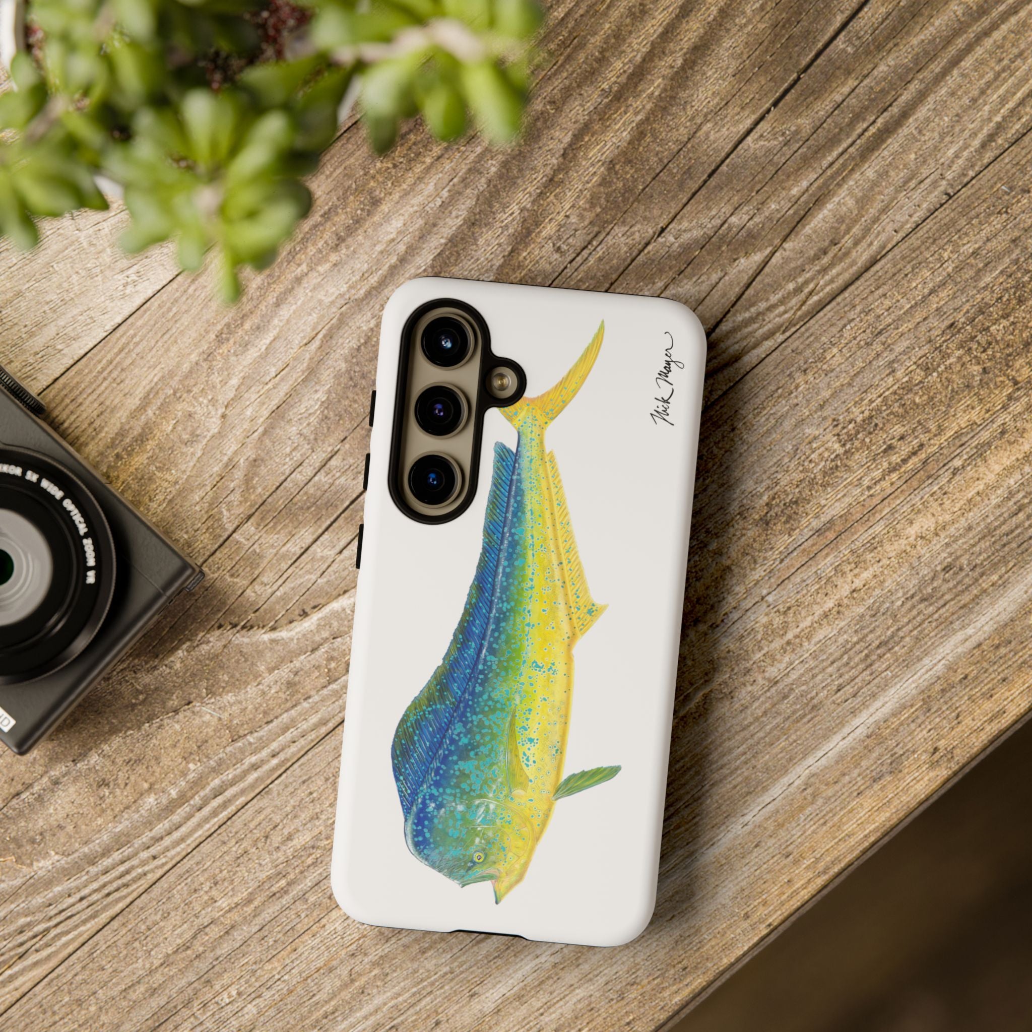 Bull Mahi White Phone Case (Samsung)