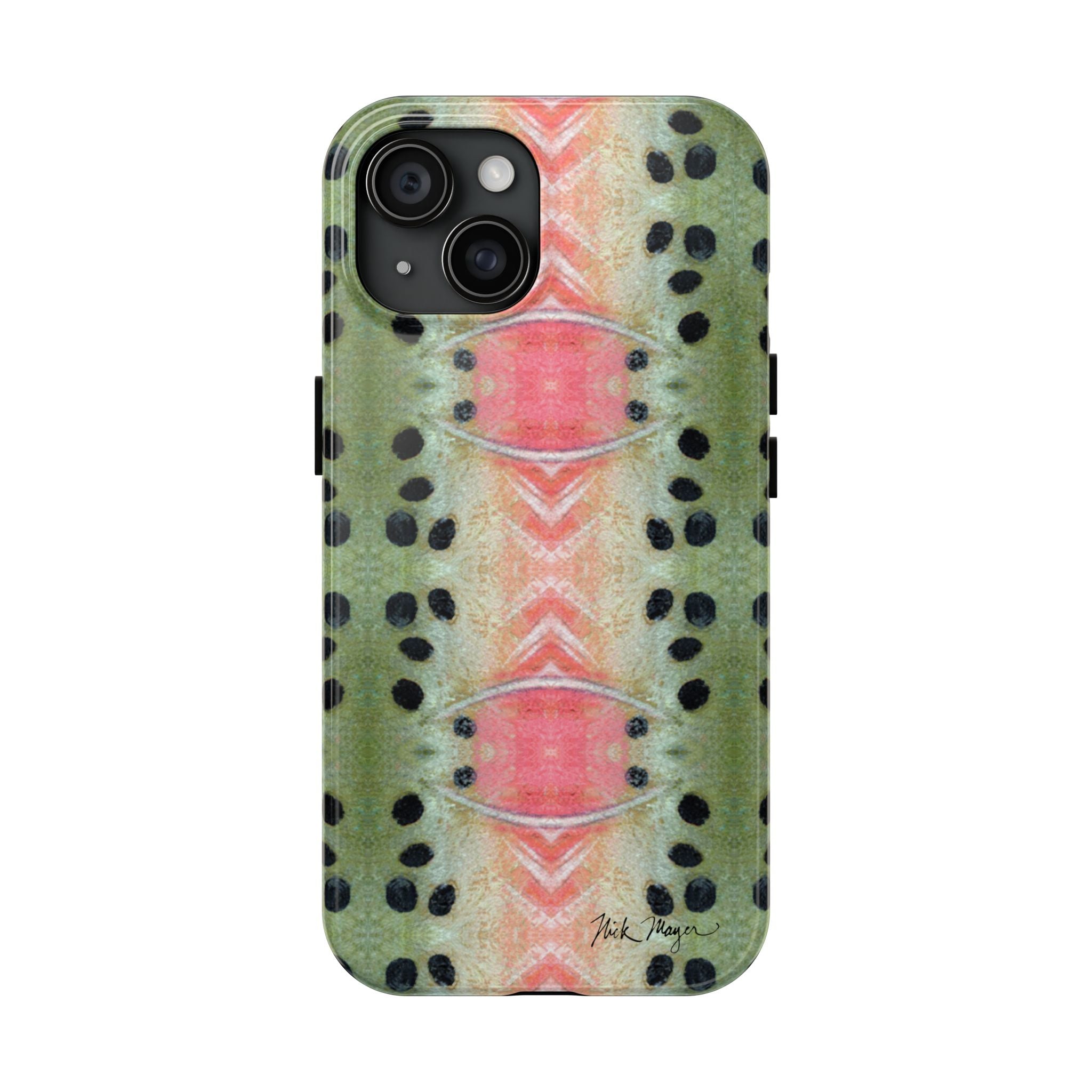 Rainbow Trout Pattern Phone Case (iPhone)