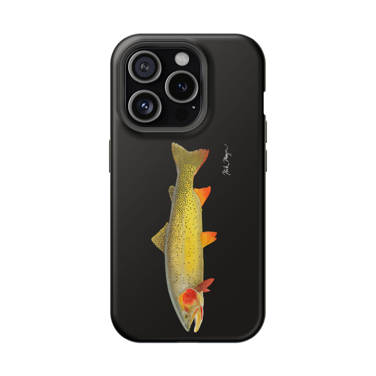 Cutthroat Trout 1 Black MagSafe iPhone Case Printify