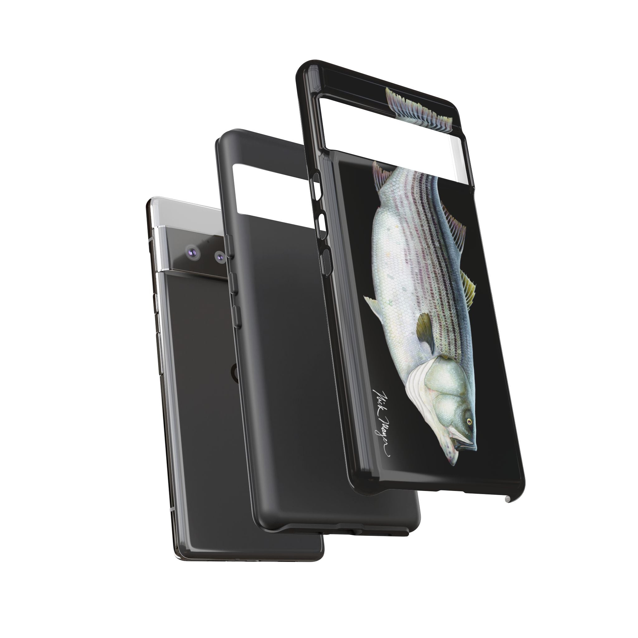 Cow Striper Phone Case (Samsung) - black