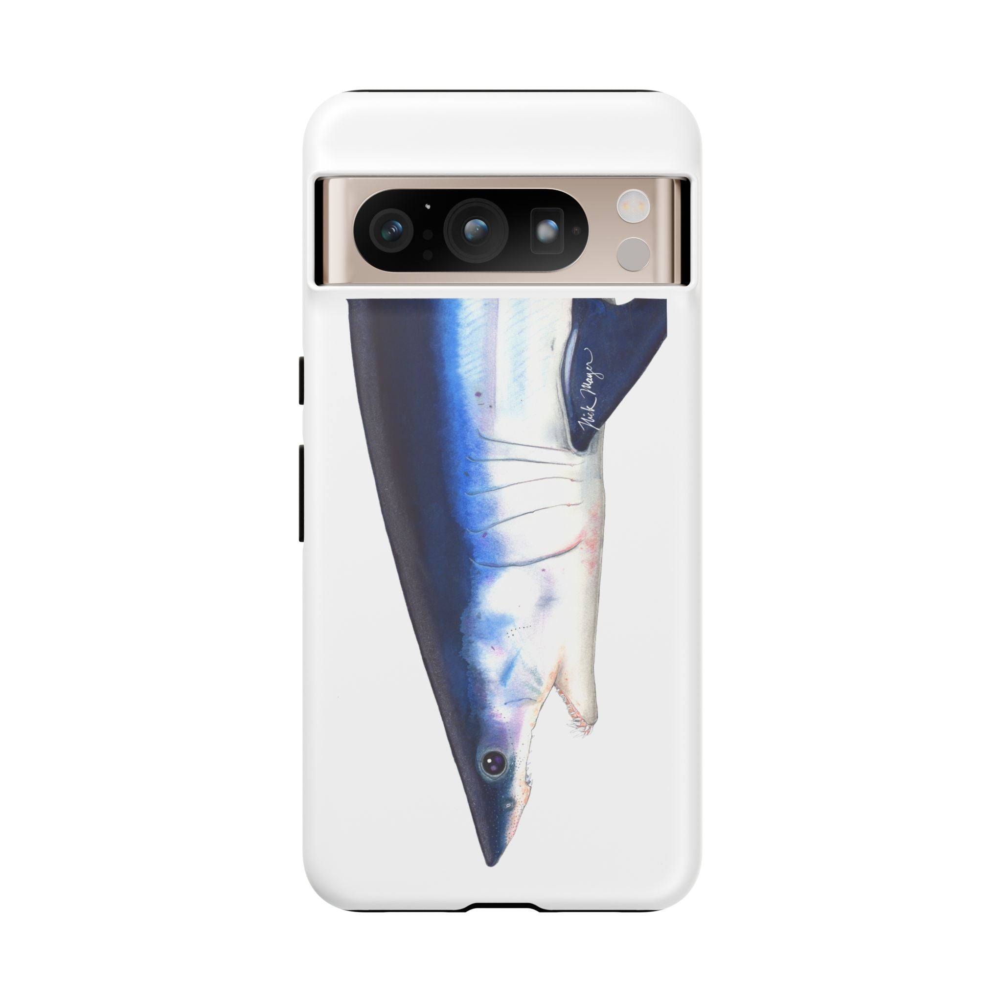 Mako Shark Face White Phone Case (Samsung)