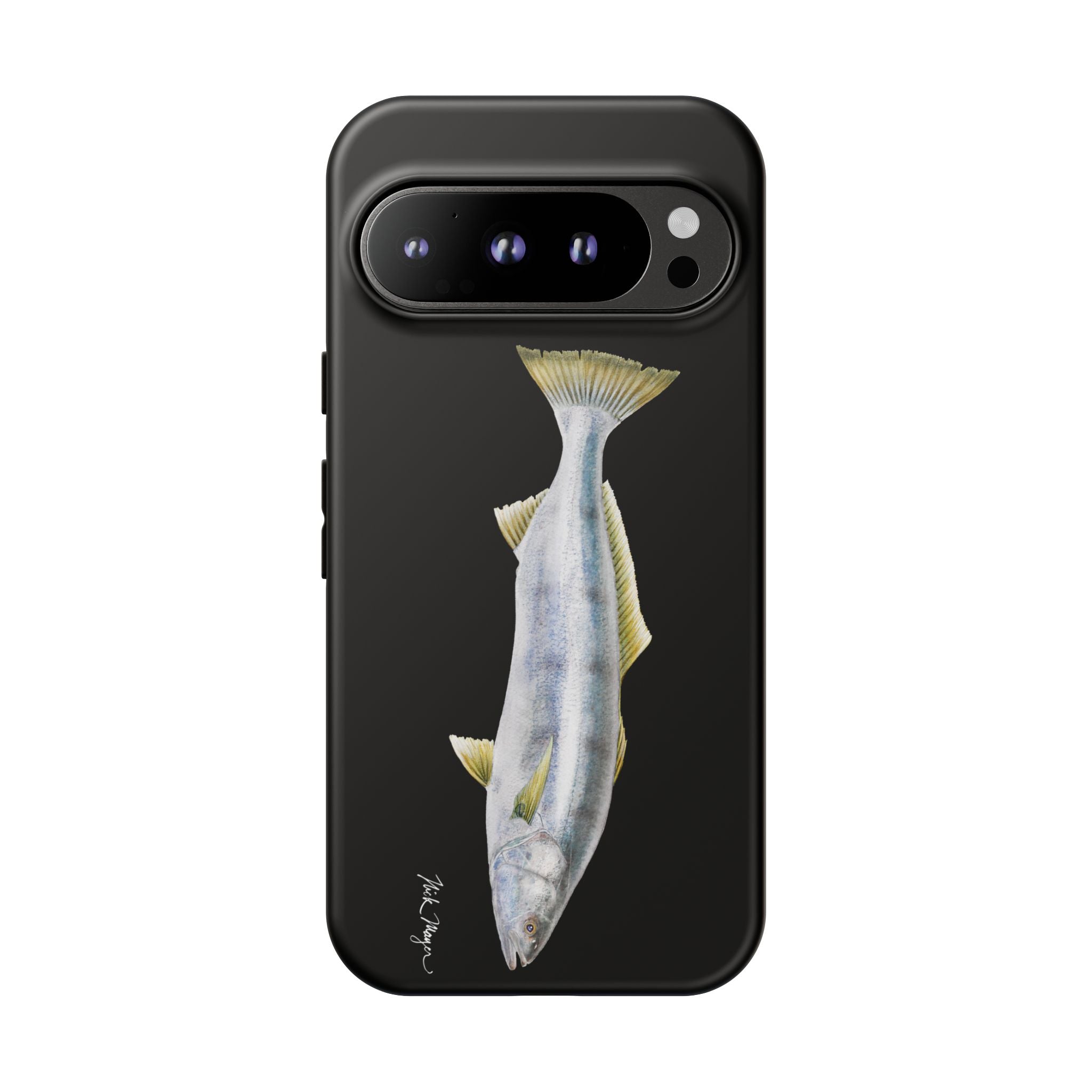 White Sea Bass Phone Case (Samsung) - black