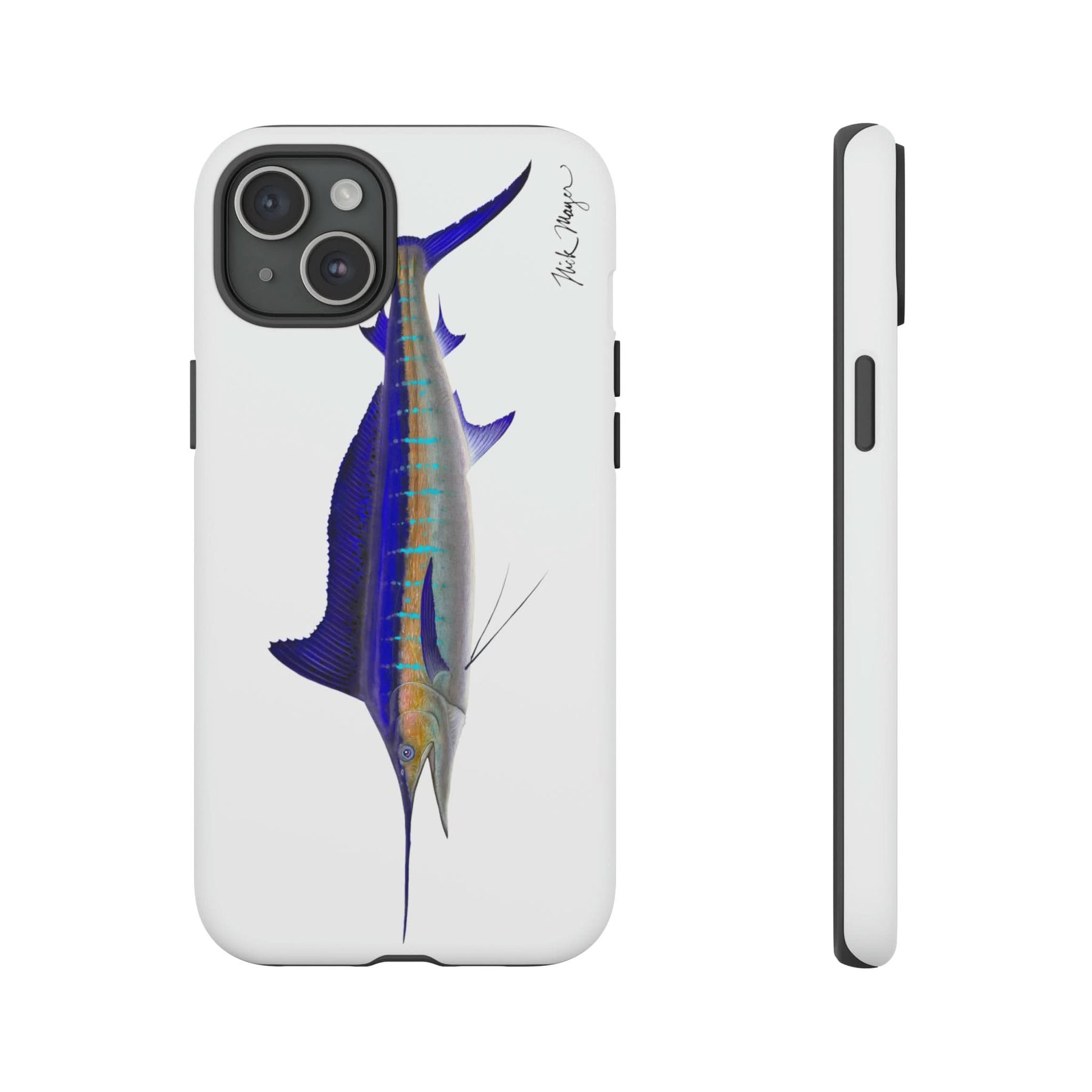 Striped Marlin iPhone 15 Case