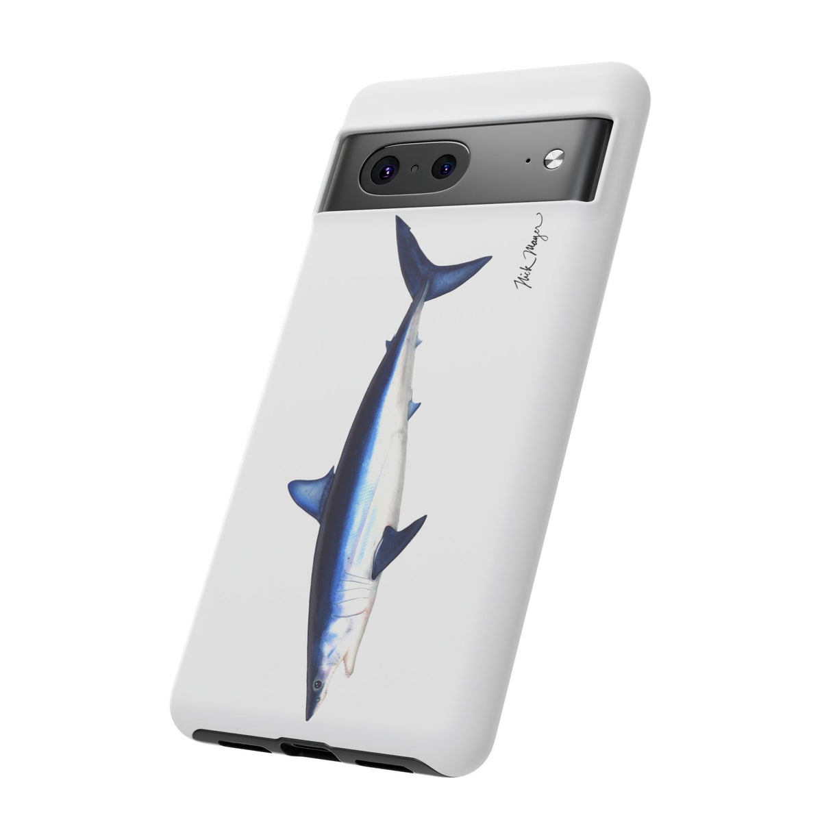 Mako Shark White Phone Case (Samsung) Printify