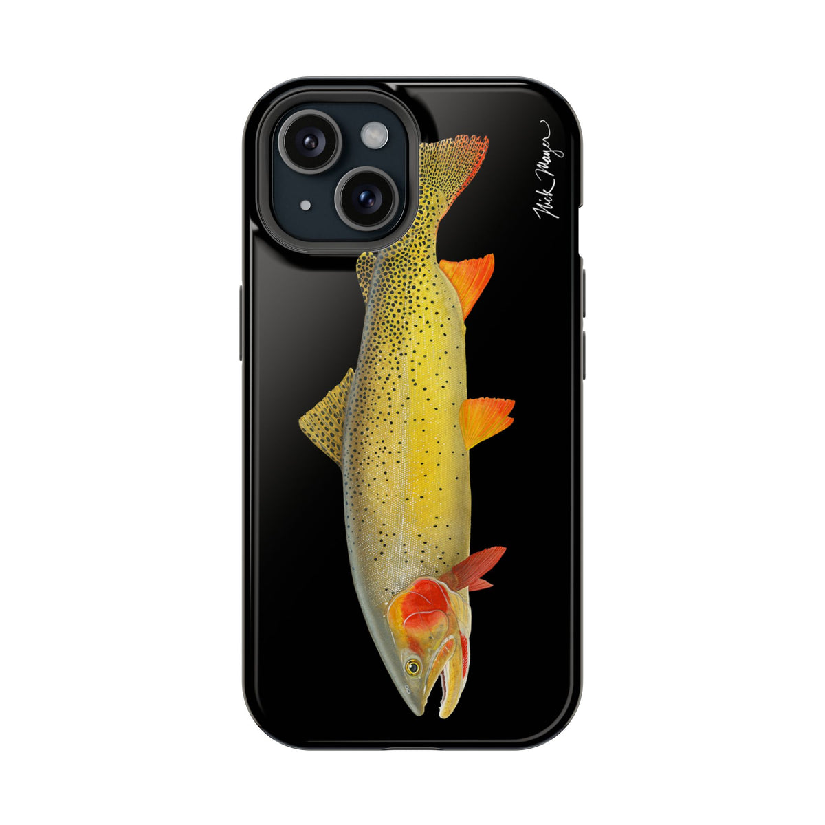 Cutthroat Trout 1 Black MagSafe iPhone Case Printify