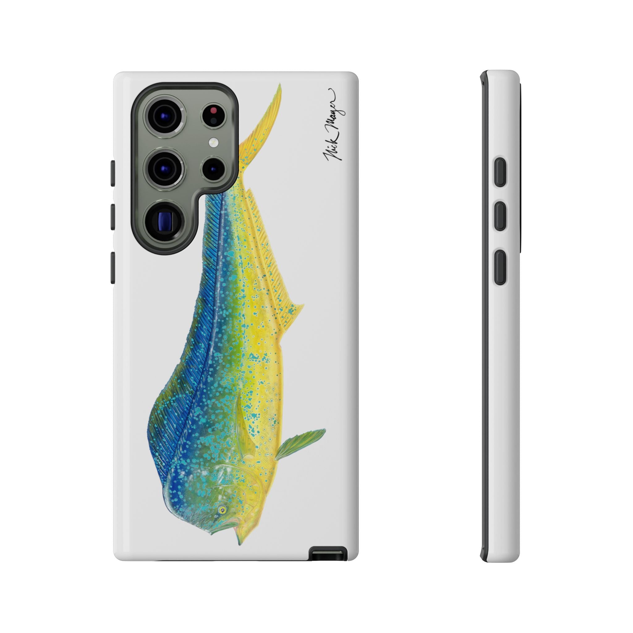 Bull Mahi White Phone Case (Samsung)