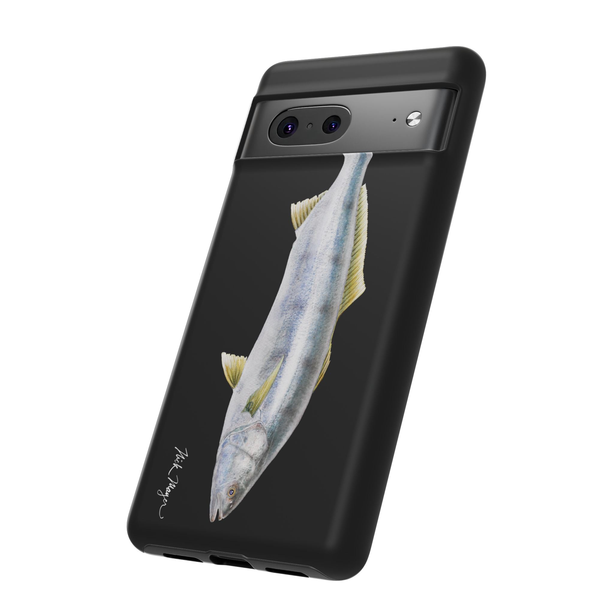 White Sea Bass Phone Case (Samsung) - black