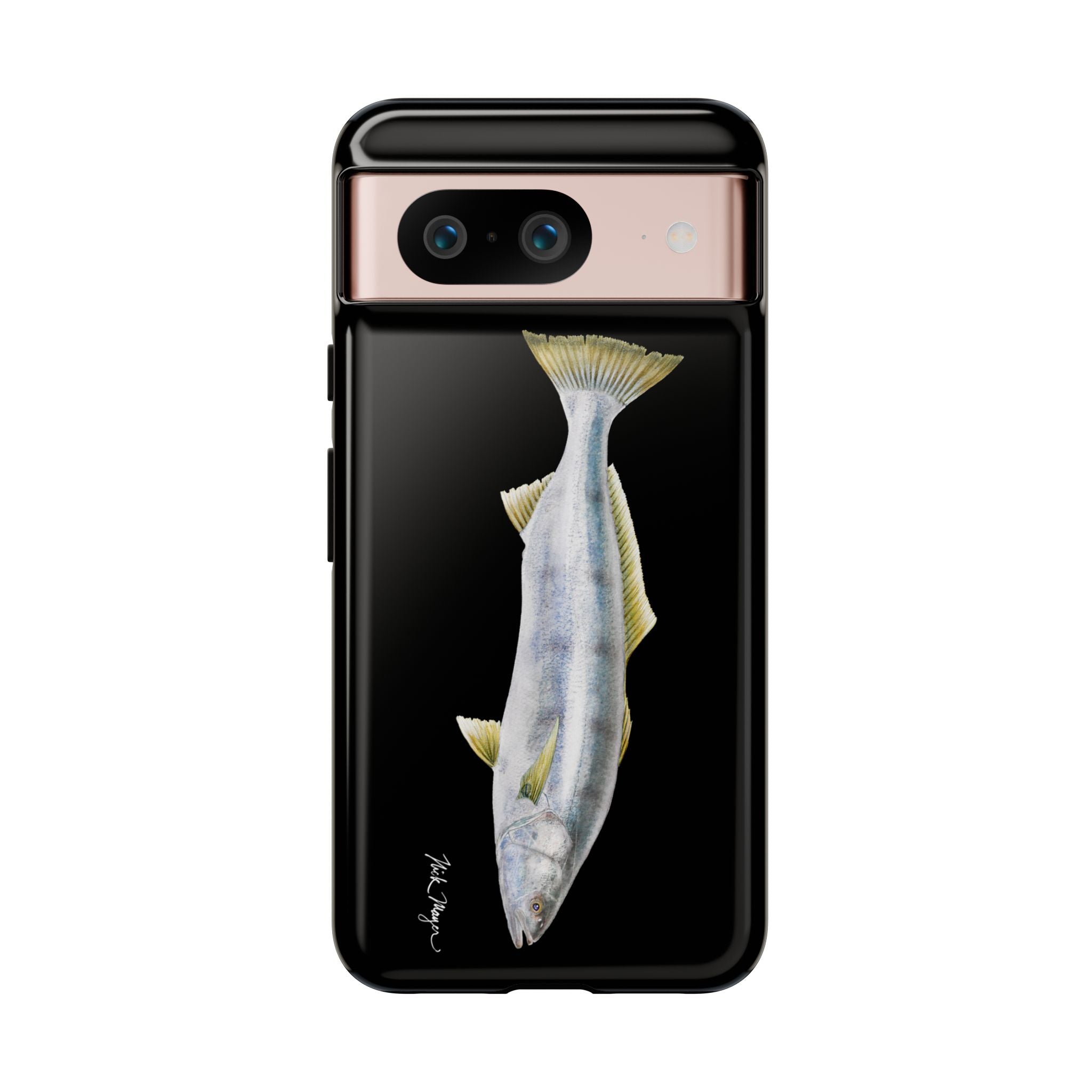White Sea Bass Phone Case (Samsung) - black