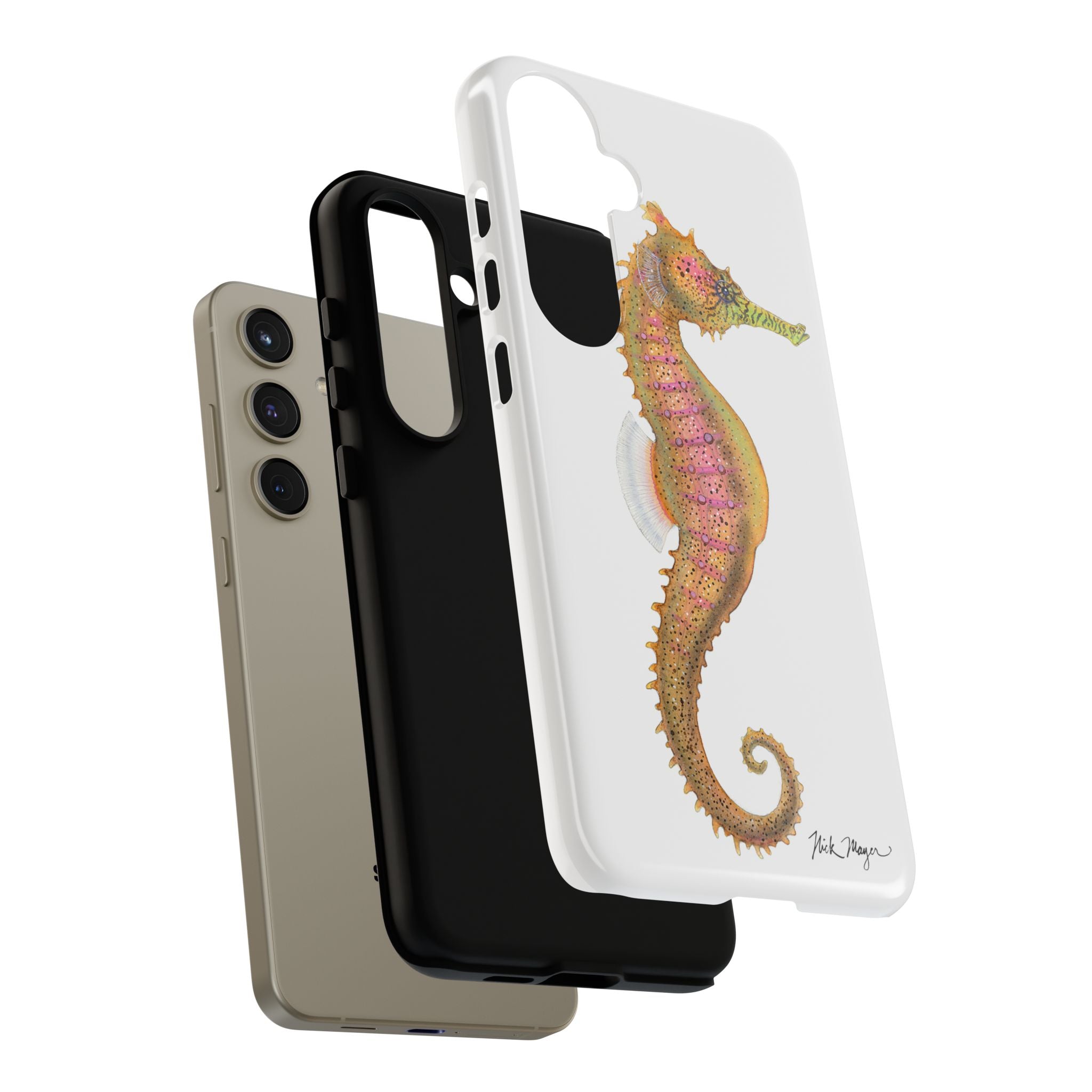 Pink Seahorse Phone Case (Samsung)