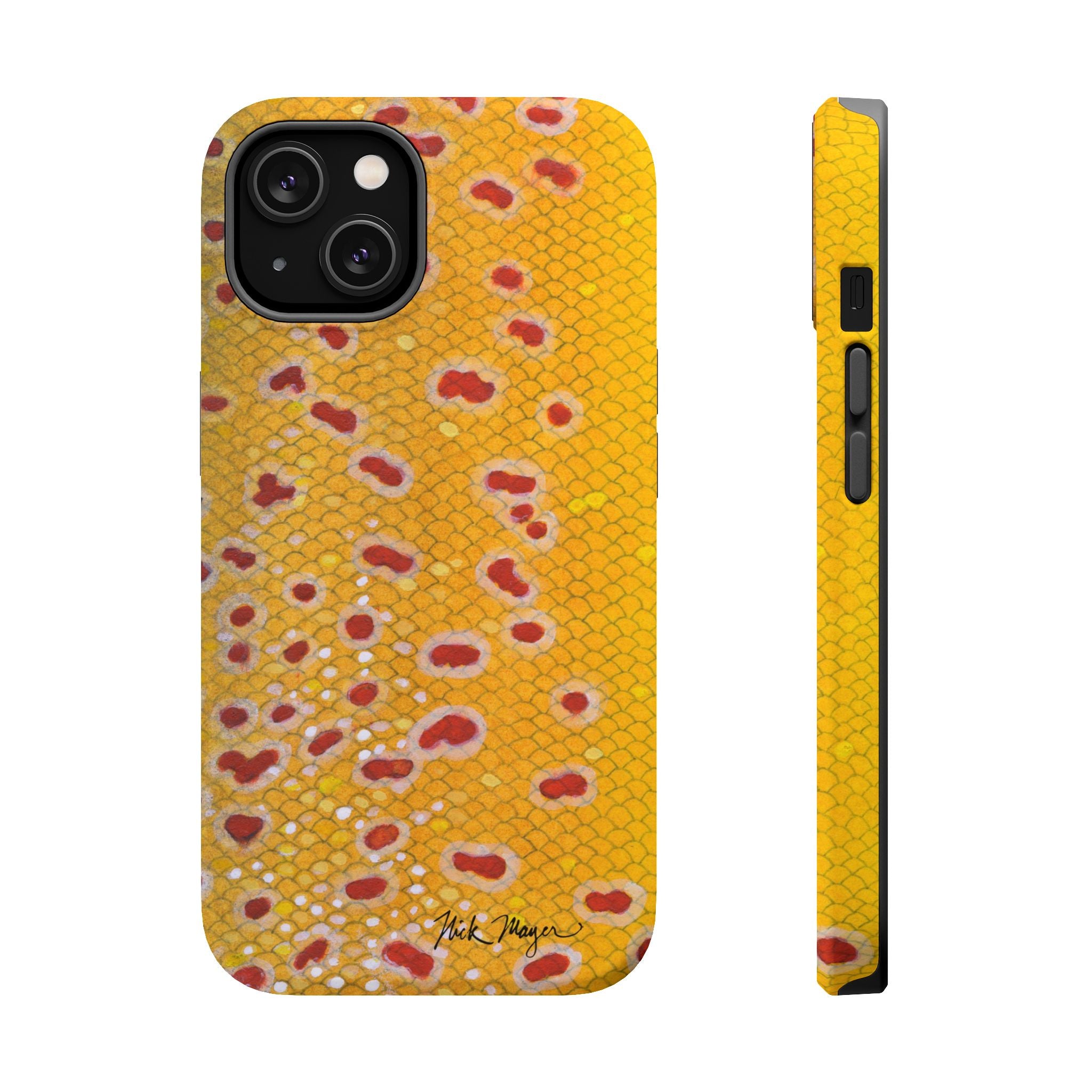 Brown Trout 3 Skin MagSafe iPhone Case