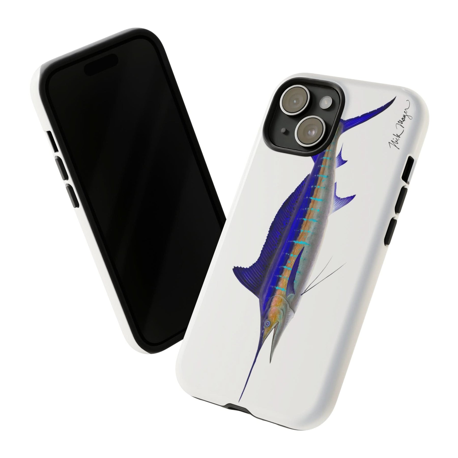 Striped Marlin iPhone 15 Case